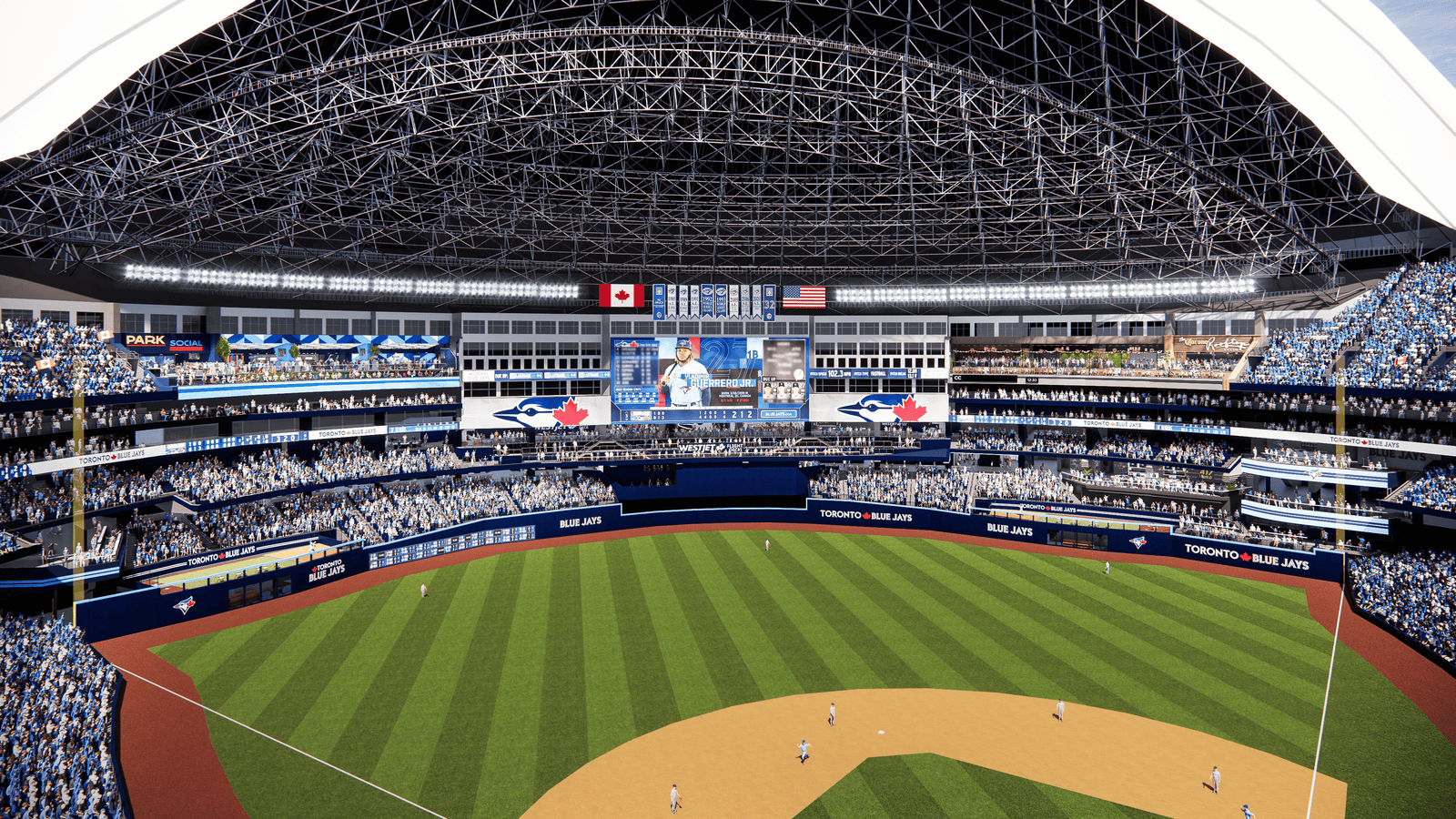 1600x900 Blue Jays unveil new unique Rogers Centre outfield dimensions