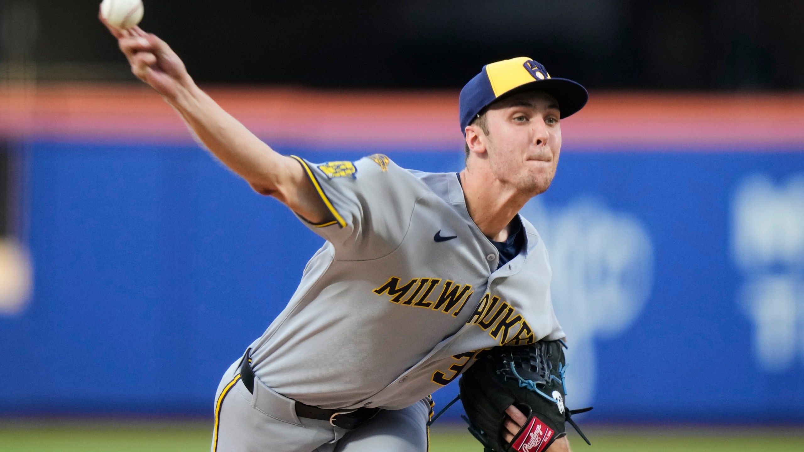 2560x1440 Brewers phenom Jacob Misiorowski gets tagged for 1st time in loss to Mets
