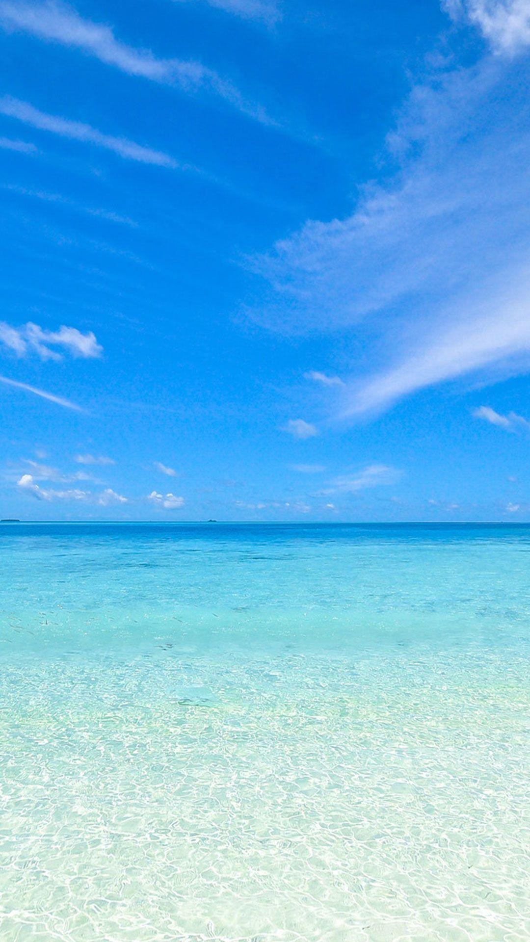 1080x1920 A free beach wallpaper for you to use for your iPhone or Android. More (HD) wallpaper on our website. #. Ocean wallpaper, Beach wallpaper, Beach wallpaper iphone