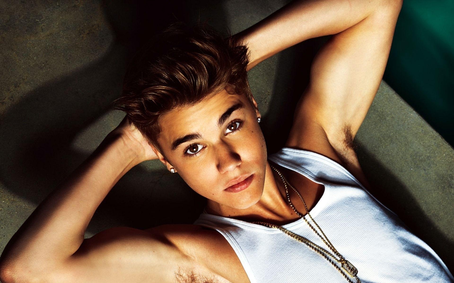 1920x1200 Justin Bieber wallpaper White T shirt Desktop Wallpaperk HD