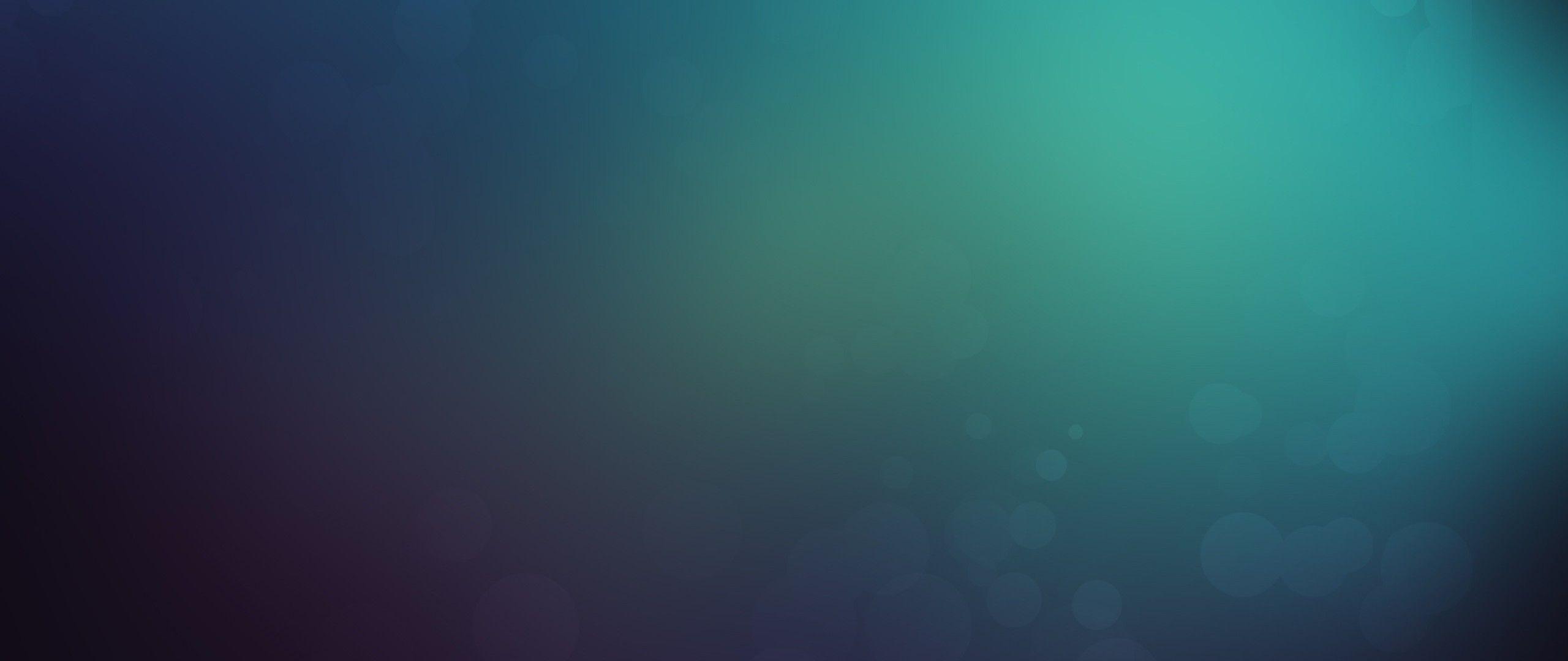 2560x1080 Download 2560x1080 Gradient, Bubbles, Aqua Wallpaper