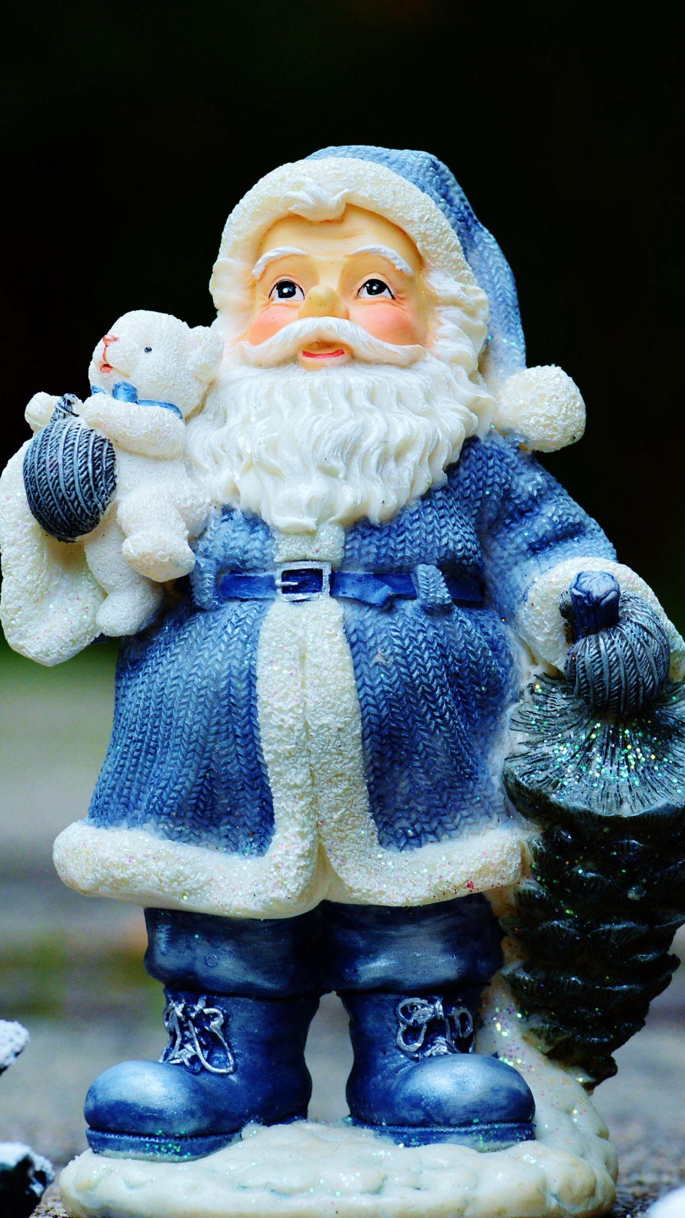 1350x2400 Download wallpaper 1350x2400 santa claus, christmas trees, new year iphone 8+/7+/6s+/for parallax HD background
