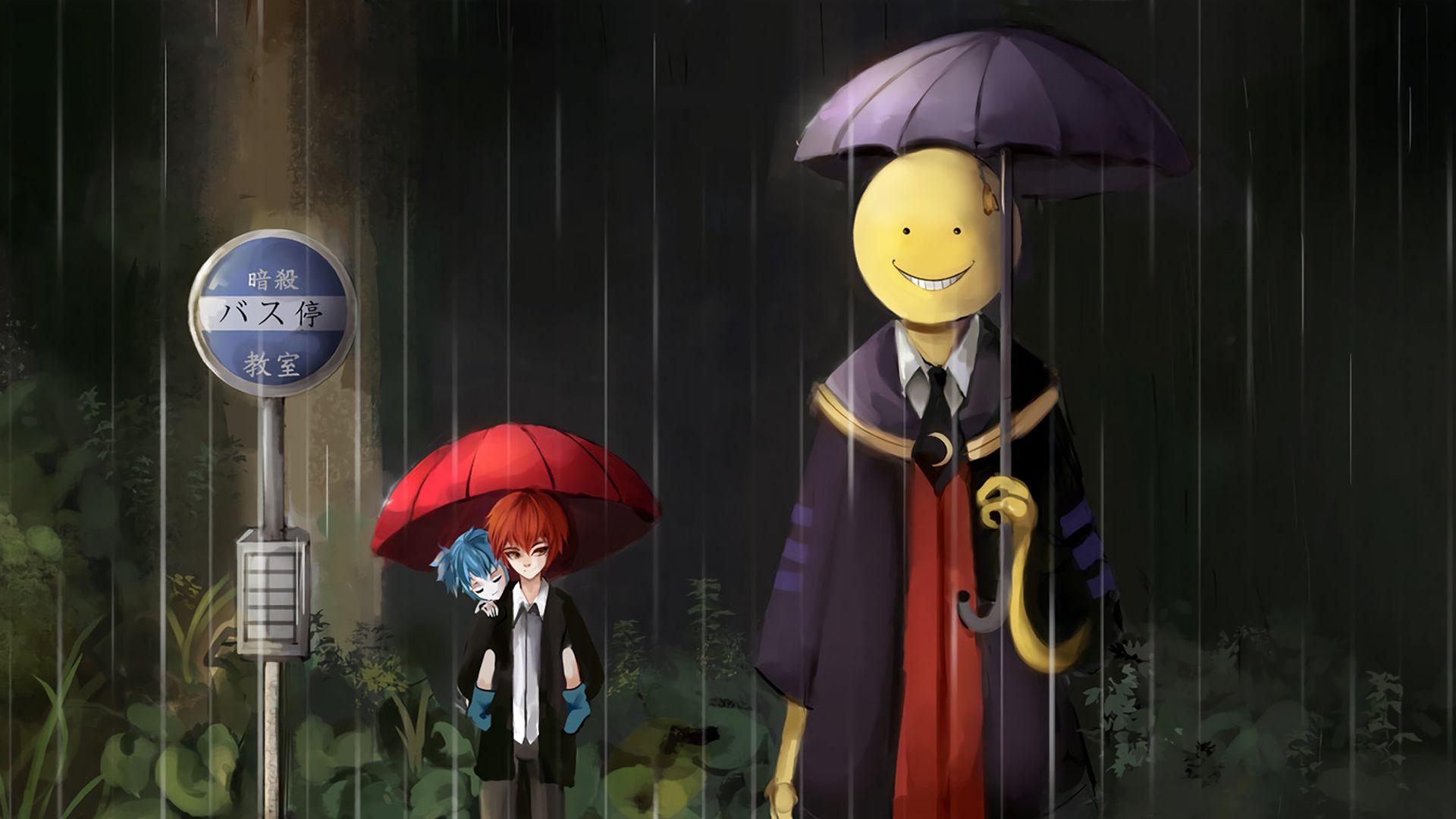 1920x1080 Karma Akabane Koro Sensei Nagisa Shiota HD Assassination Classroom Wallpaper