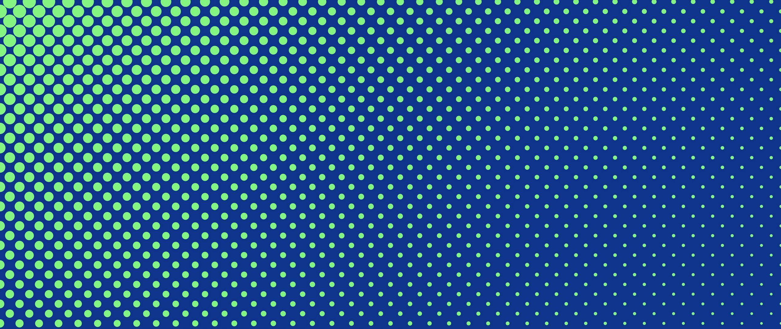 2560x1080 Download wallpaper 2560x1080 circles, points, gradient, texture, blue, green dual wide 1080p HD background