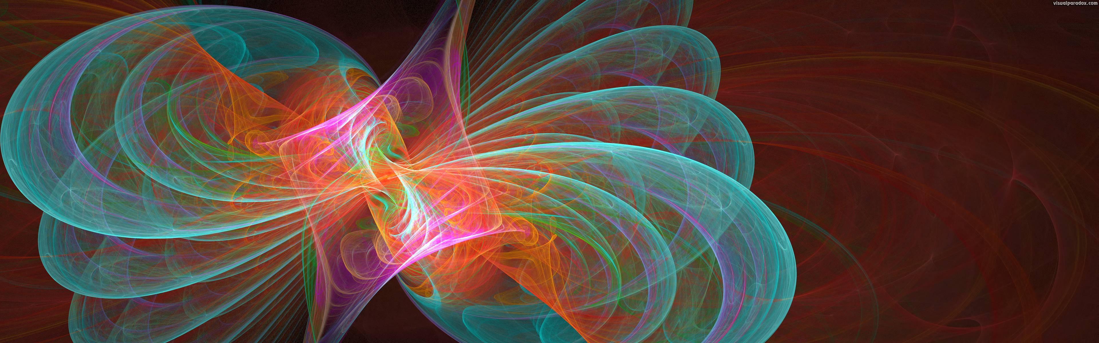 3840x1200 Holographic Wallpaper