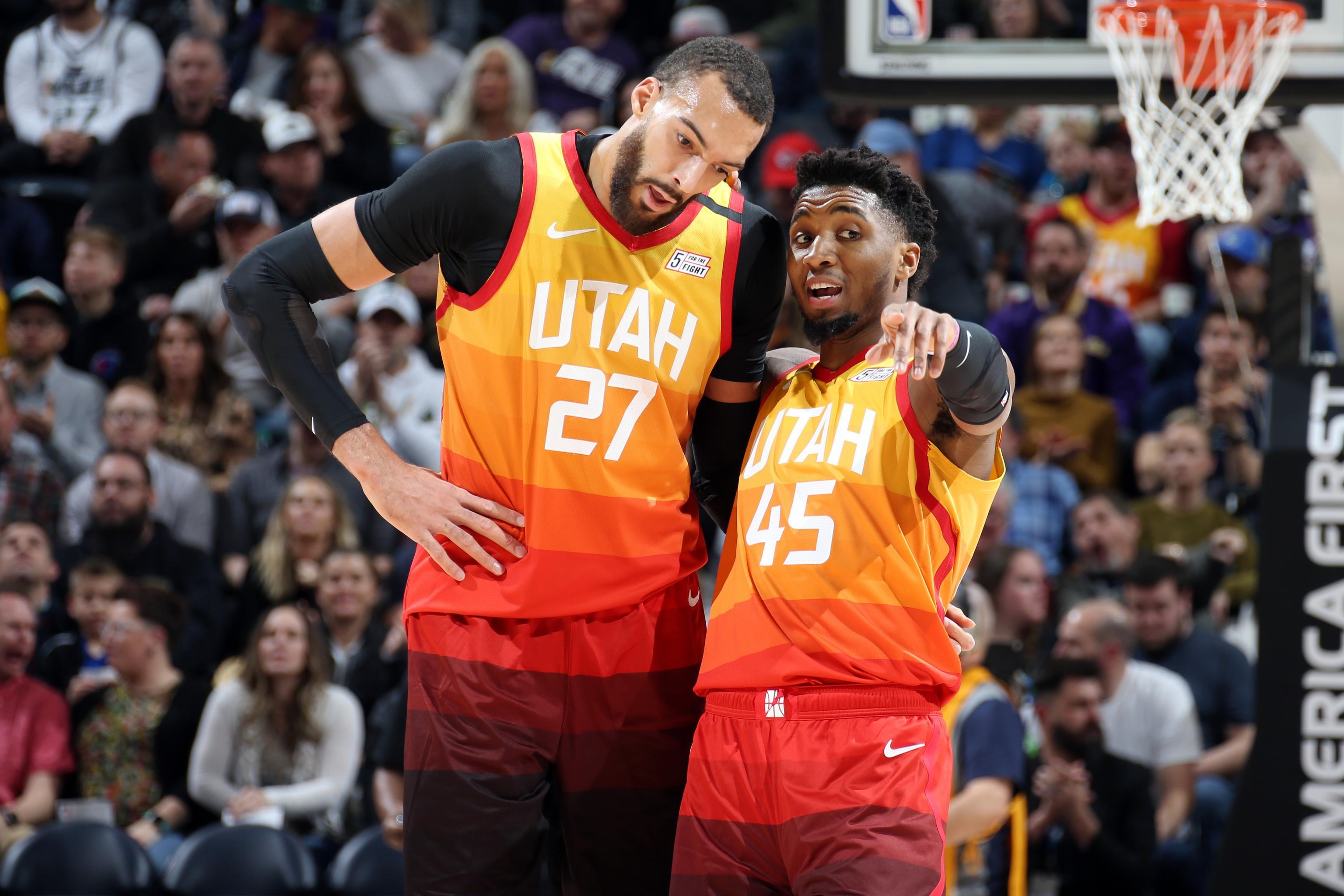 3072x2048 Jazz's Donovan Mitchell Defends Rudy Gobert, Thinks Critics 'Should Shut Up'. Bleacher Report. Latest News, Videos and Highlights