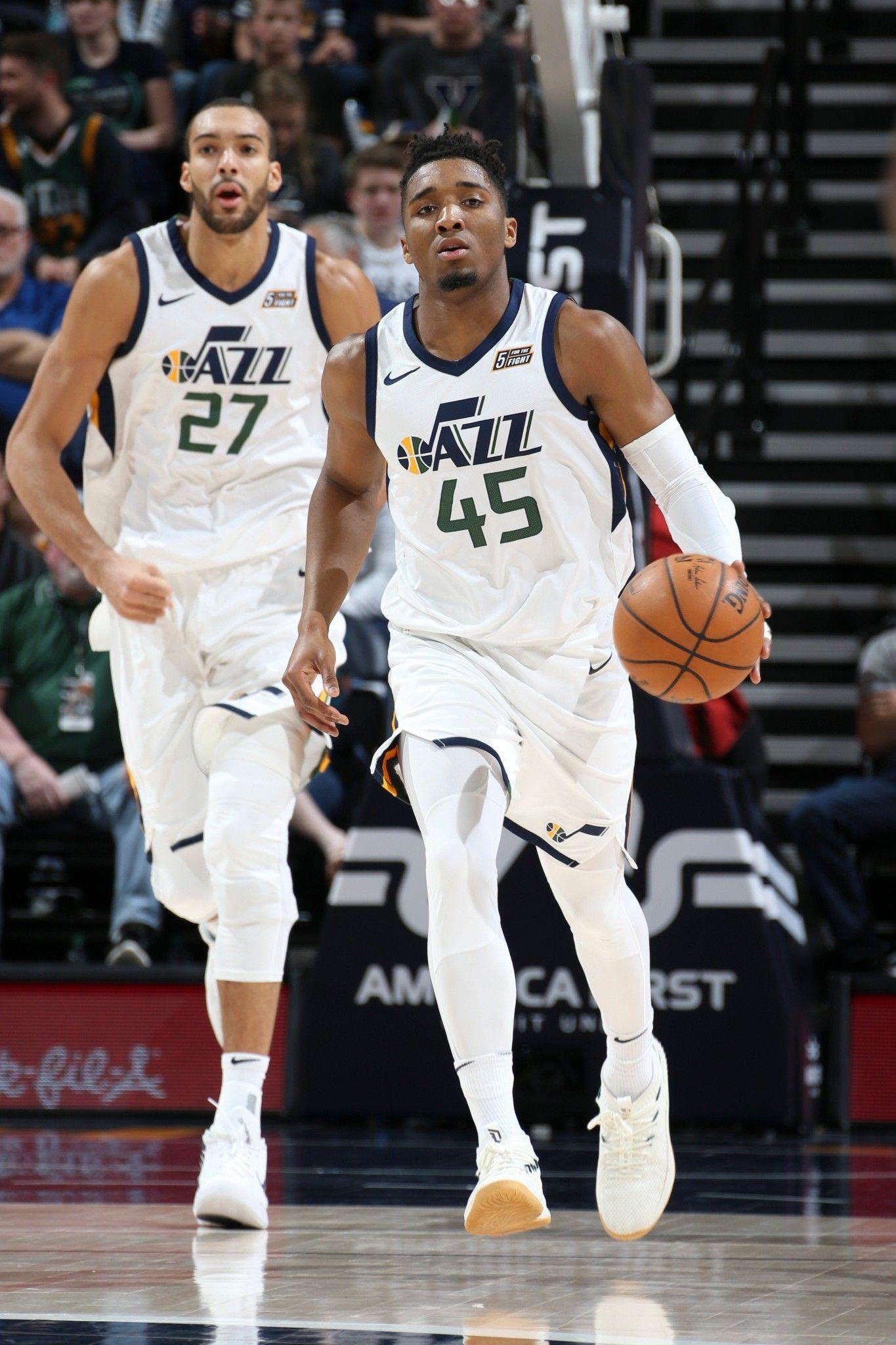 1365x2048 My 2 best Jazz players! Donavan Mitchell and Rudy Gobert. Utah jazz basketball, Jazz basketball, Utah jazz