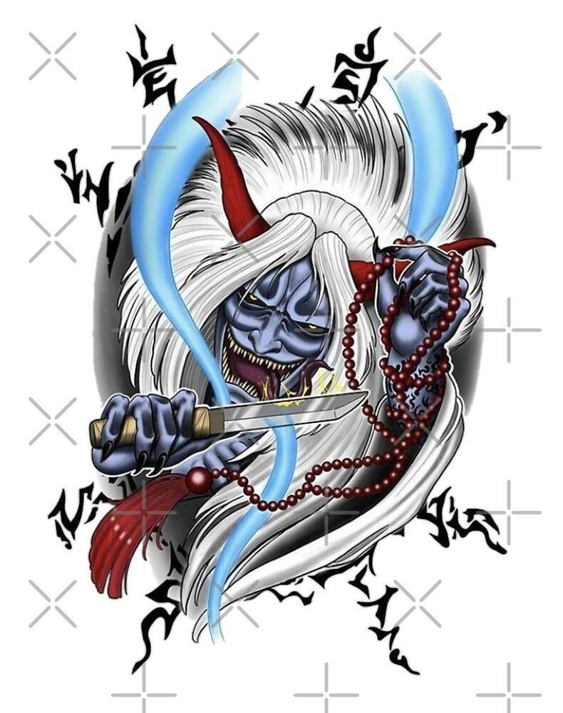 790x1000 Reaper Death Seal by Kikiko15. Redbubble. Tatuaje de naruto, Diseños de tatuaje japonés, Tatuaje tengu