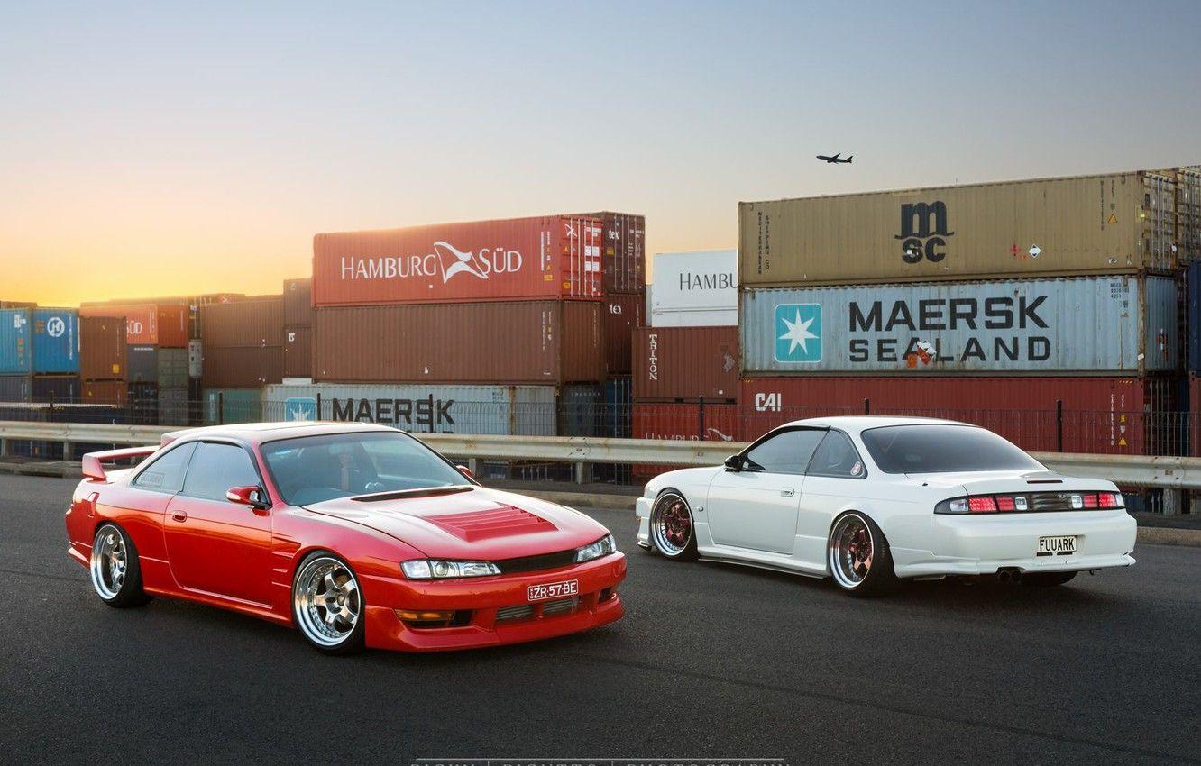 1332x850 Photo Wallpaper Nissan, Turbo, Red, White, Japan, Jdm, 200sx S14 Stance Wallpaper & Background Download
