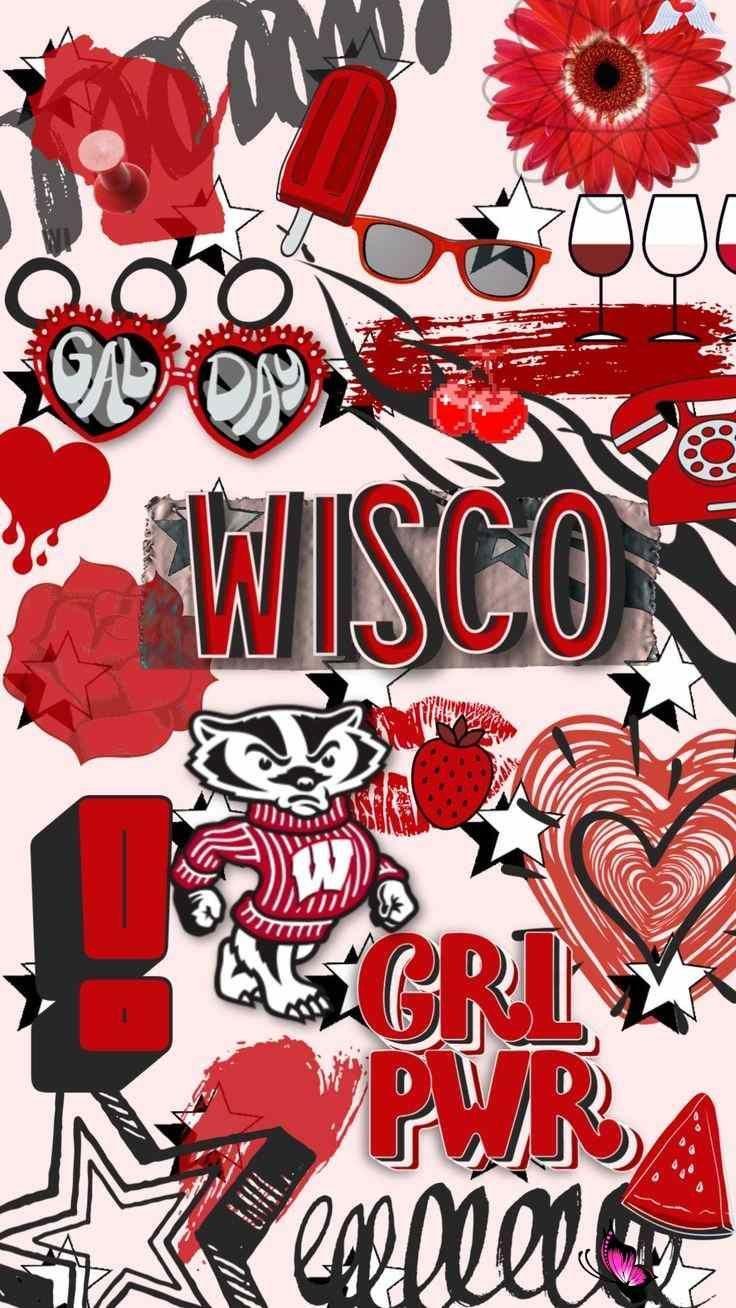 736x1308 Wisconsin IPhone Background UW Madison, University Of Wisconsin, Wisco, Cute, Trendy, IPhone Wallpaper, Red Aesthetic<br>
