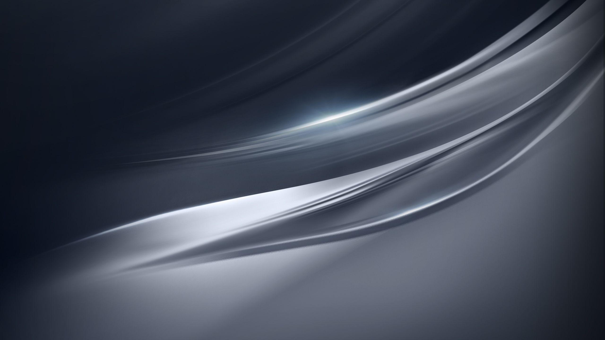 2560x1440 Dark Blue Abstract Wallpaper