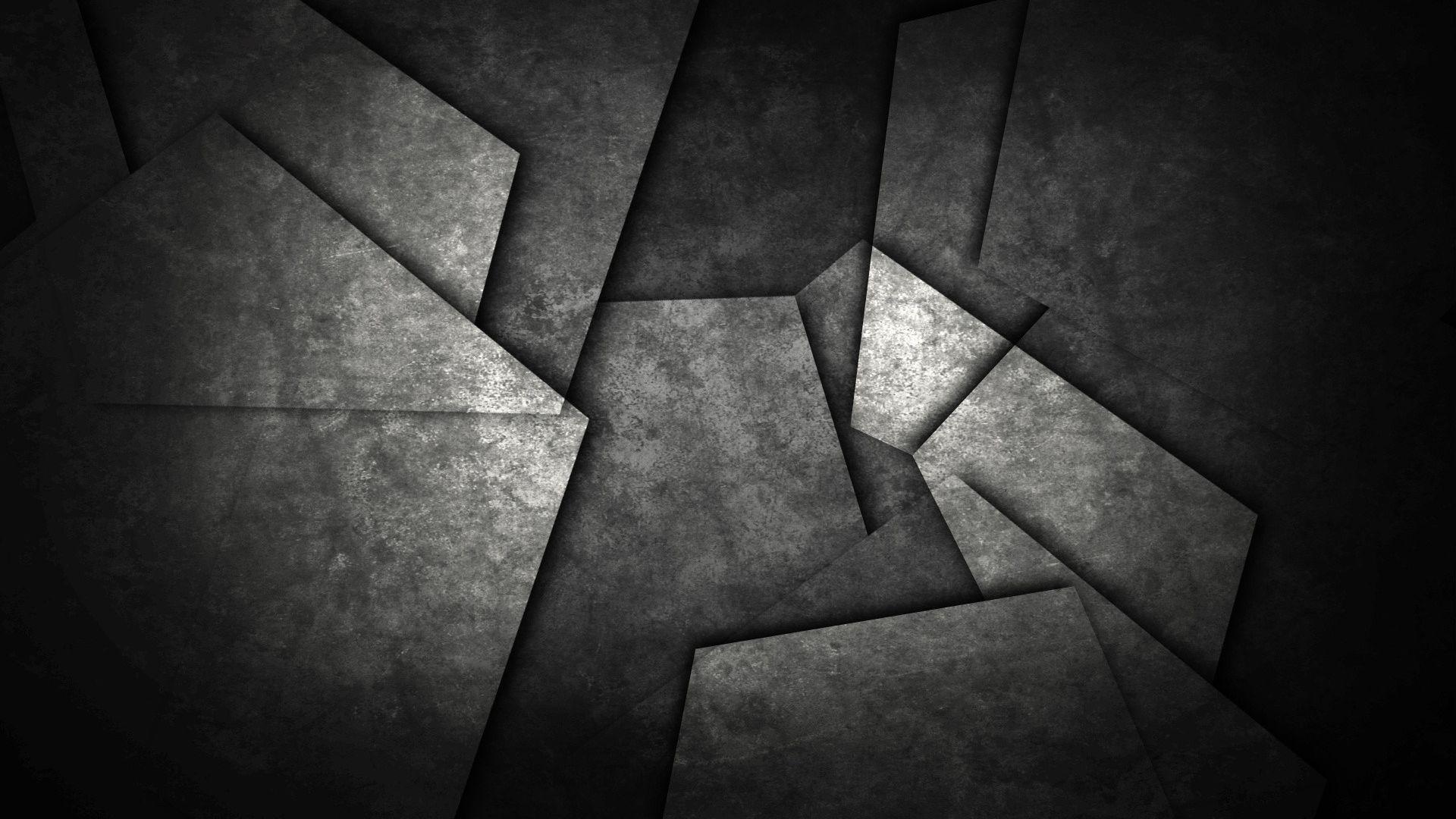 1920x1080 Dark Grey Abstract Wallpaper