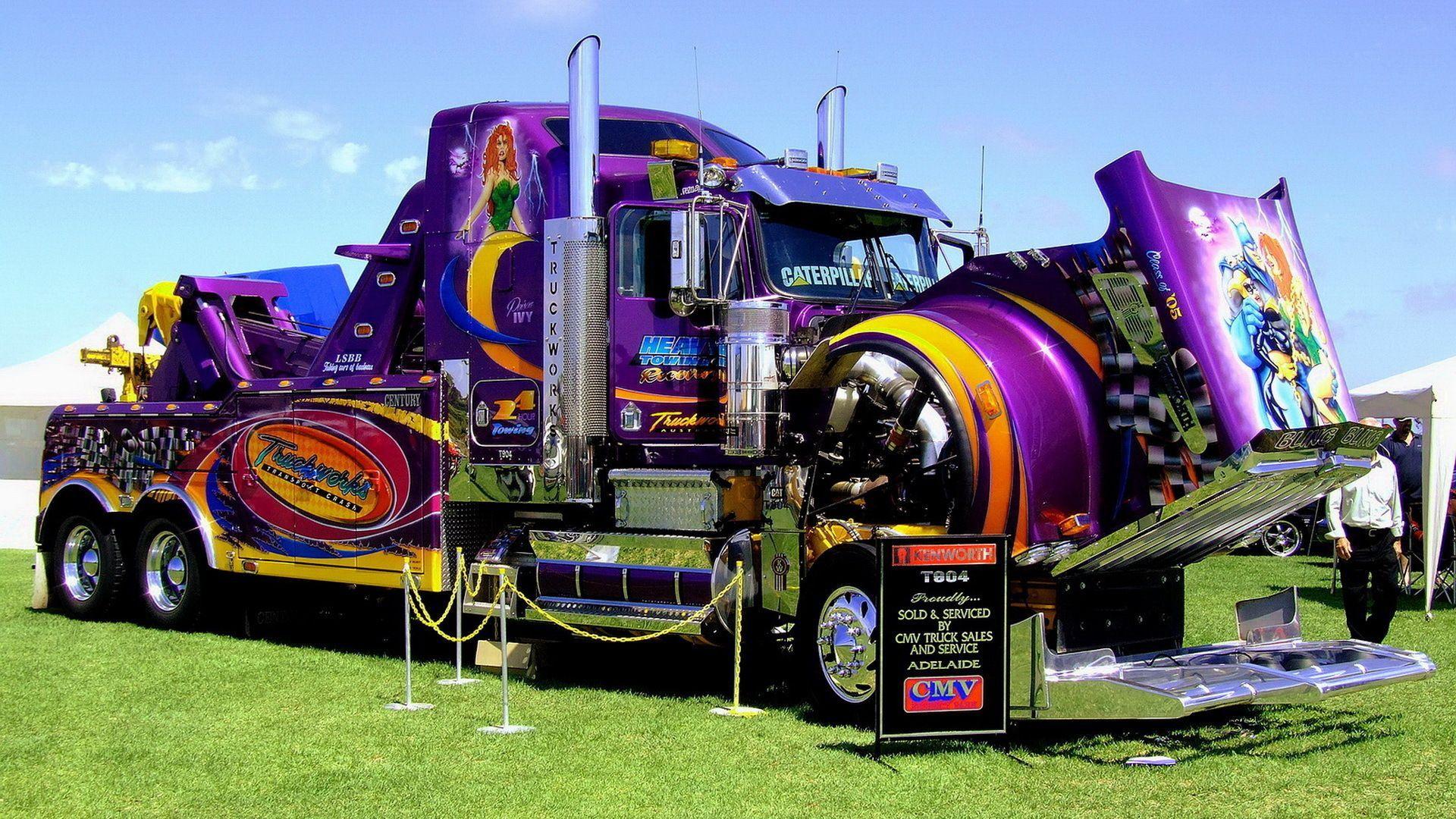 1920x1080 Truckworks T804 Kenworth wallpaper. Trucks, Big trucks, Big rig trucks