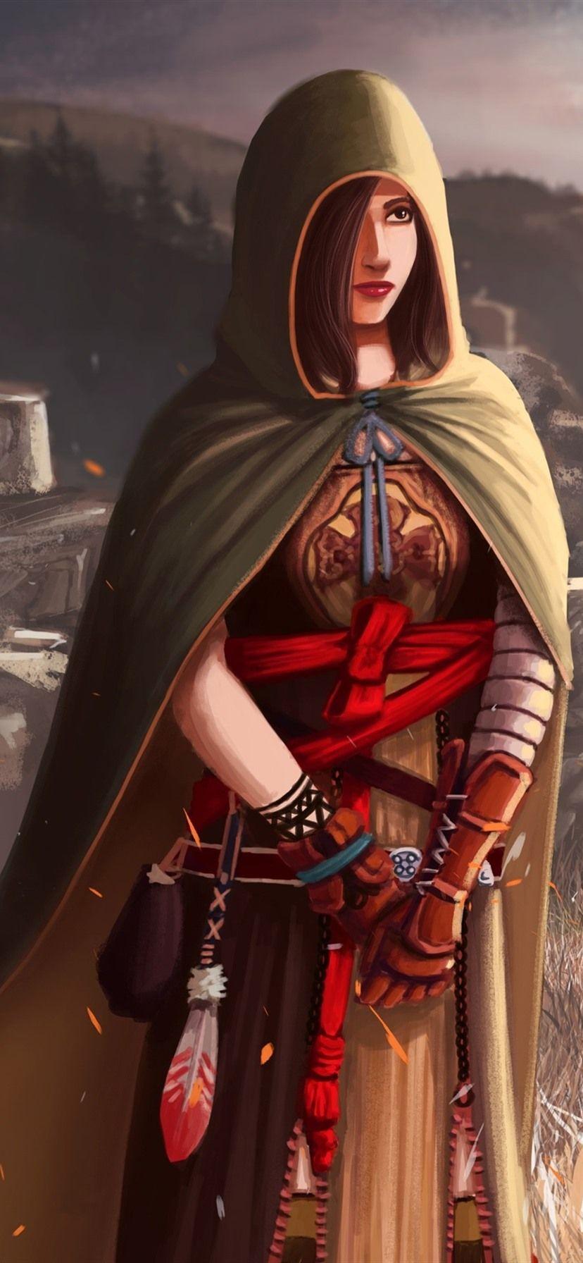 828x1792 Dark Souls Girl, Cloak, Art Picture 1080x1920 IPhone 8 7 6 6S Plus Wallpaper, Background, Picture, Image