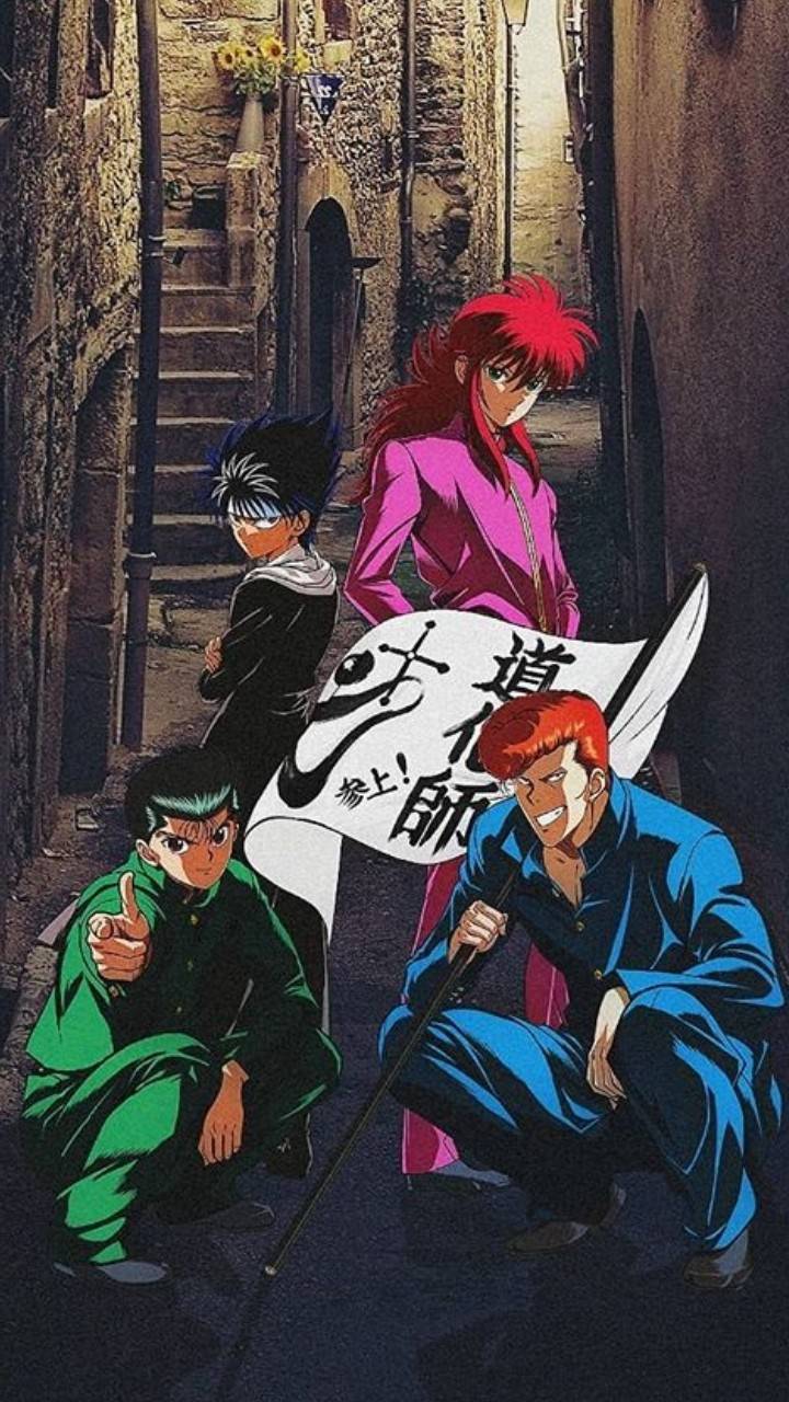 720x1280 yu yu hakusho gang wallpaper