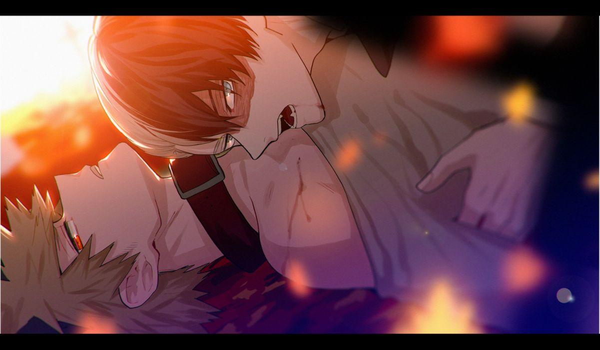 1201x700 Boku No Hero Academia Todoroki Shouto Bakugou Katsuki Hero Academia Shouto Fanart HD Wallpaper