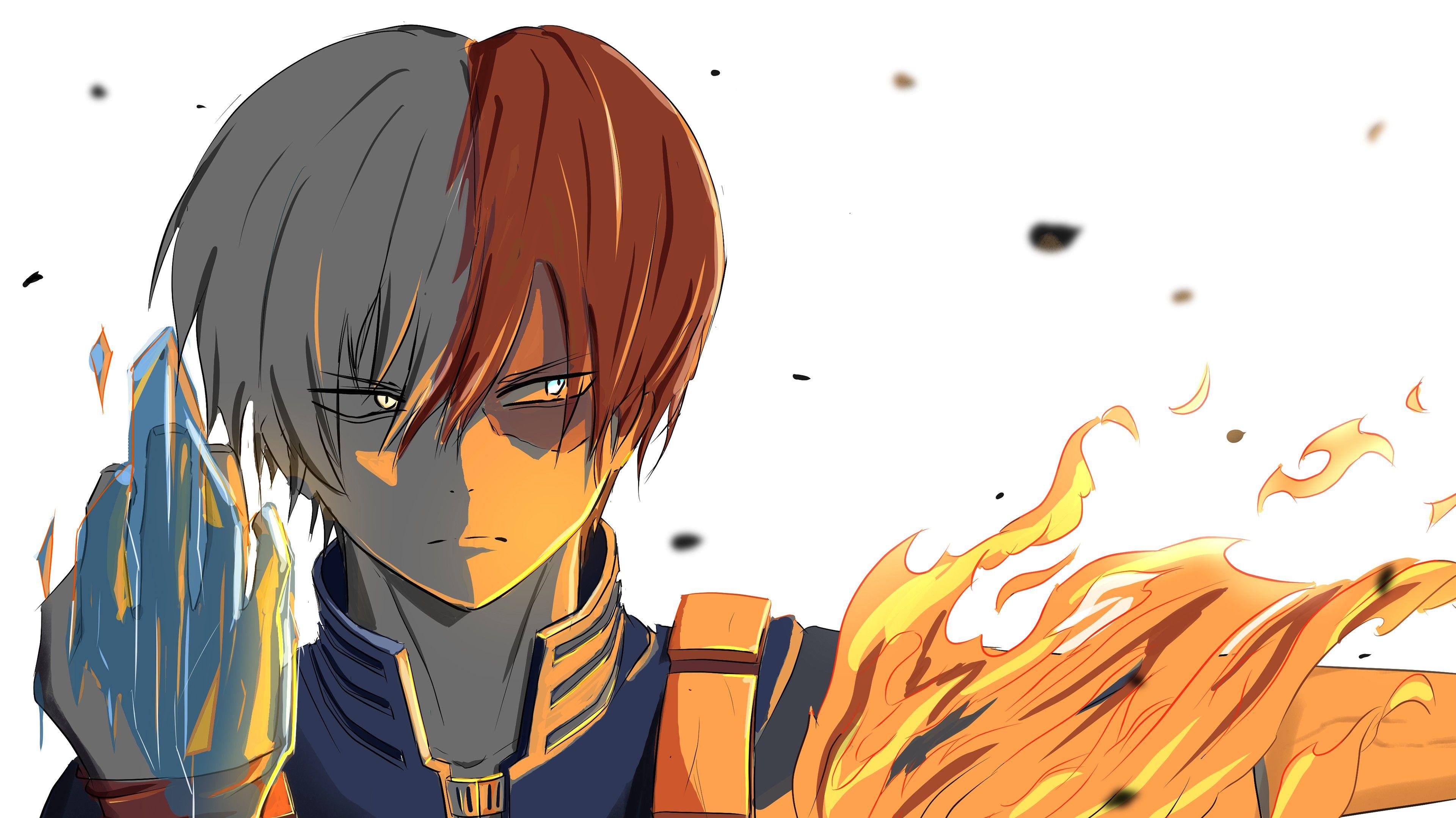 3840x2160 My Hero Academia Shoto Todoroki 4K HD Wallpaper