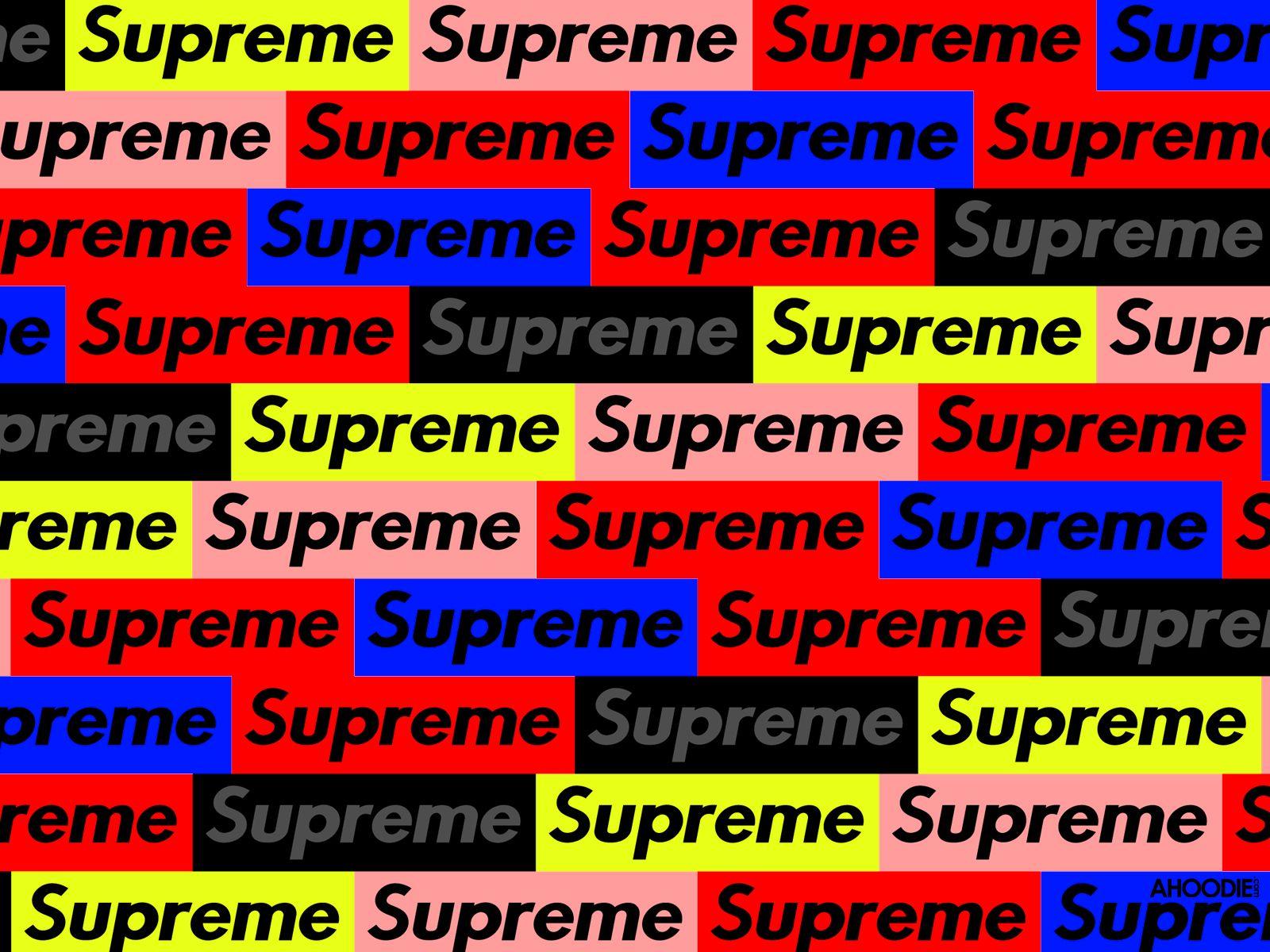 1600x1200 Supreme Clothing Wallpaper