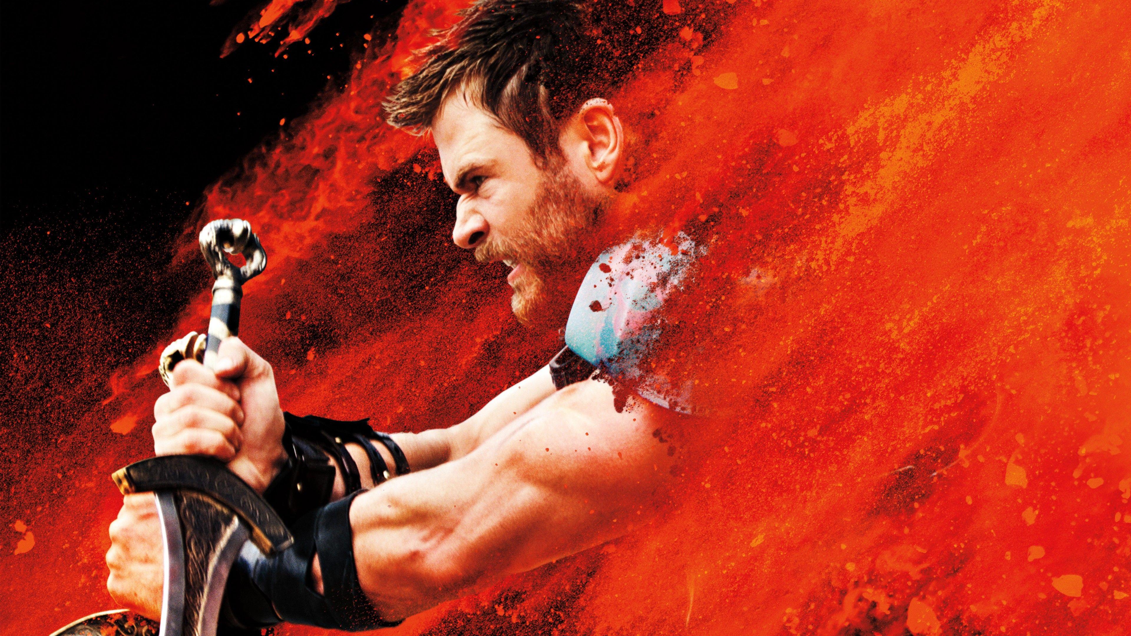 3840x2160 Wallpaper Thor: Ragnarok, Chris Hemsworth, poster, 4k, Movies