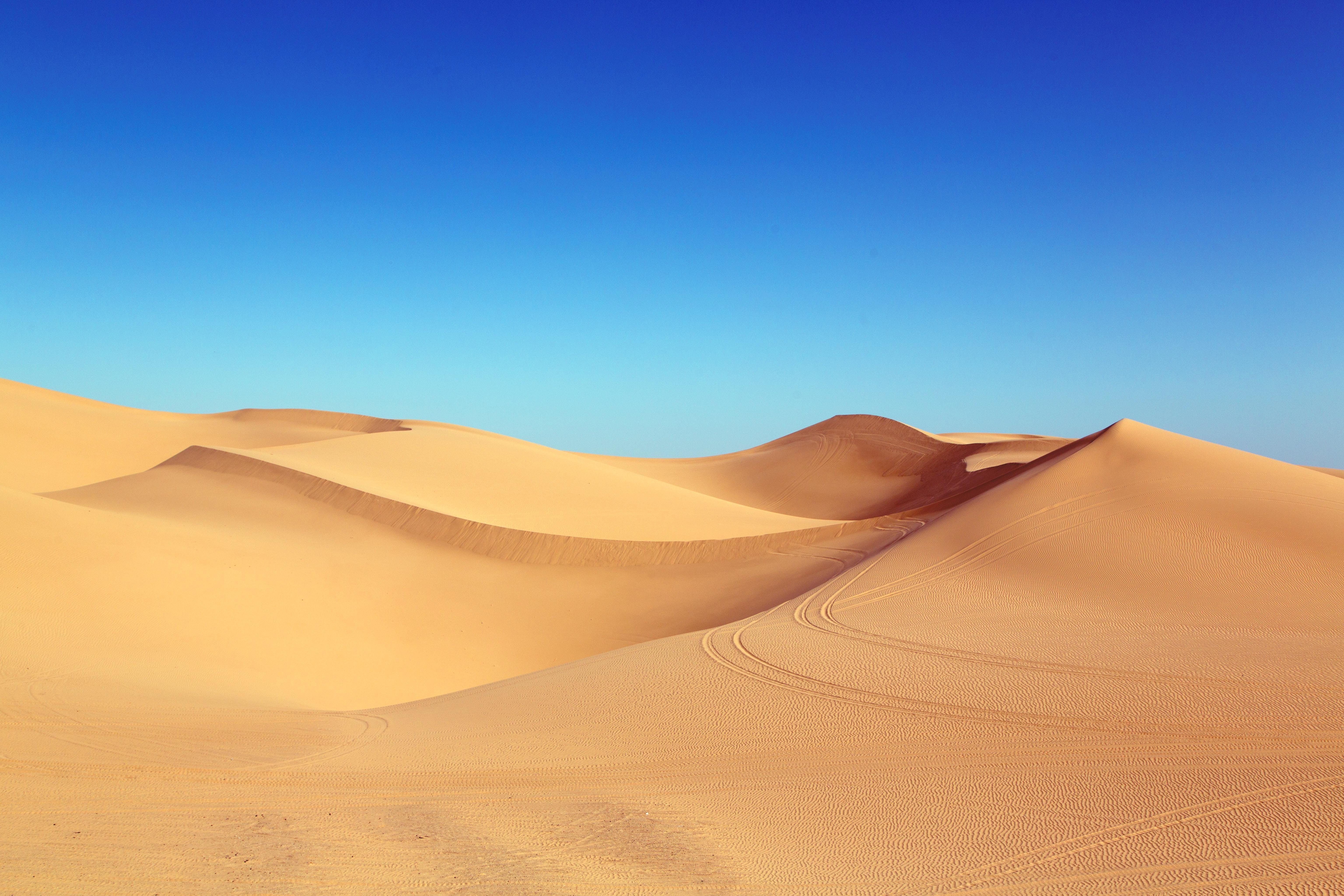 6144x4096 Desert Under Blue Sky · Free