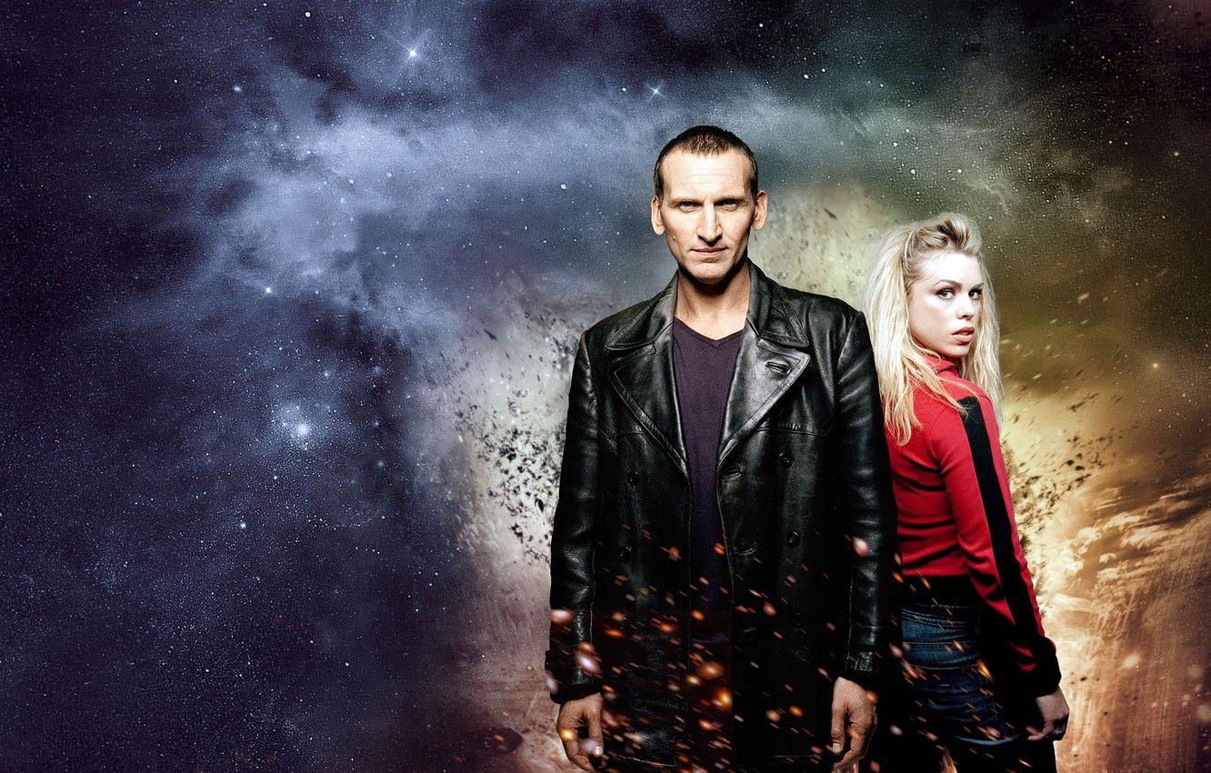 1332x850 Wallpaper look, girl, space, stars, space, fiction, actress, blonde, actor, male, Doctor Who, Doctor Who, leather jacket, Billie Piper, Rose Tyler, Rose Tyler image for desktop, section фильмы