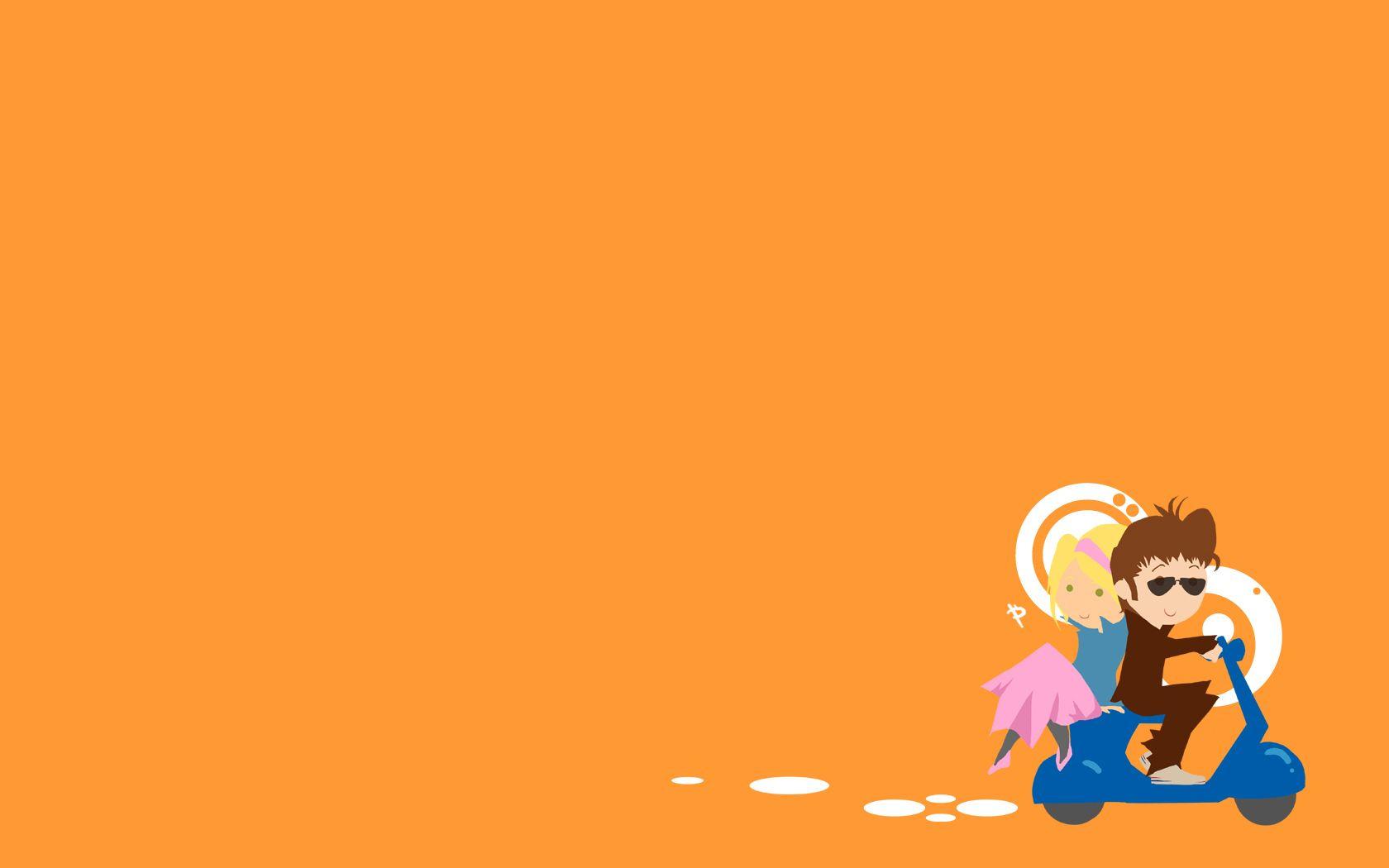 1680x1050 Rose Tyler, Doctor Who, Tenth Doctor, orange background wallpaper