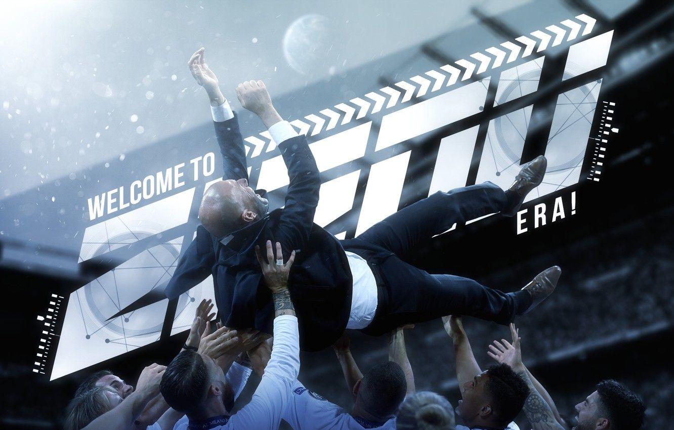 1332x850 Wallpaper wallpaper, sport, football, Zinedine Zidane, Real Madrid CF, players, trainer, manager image for desktop, section спорт