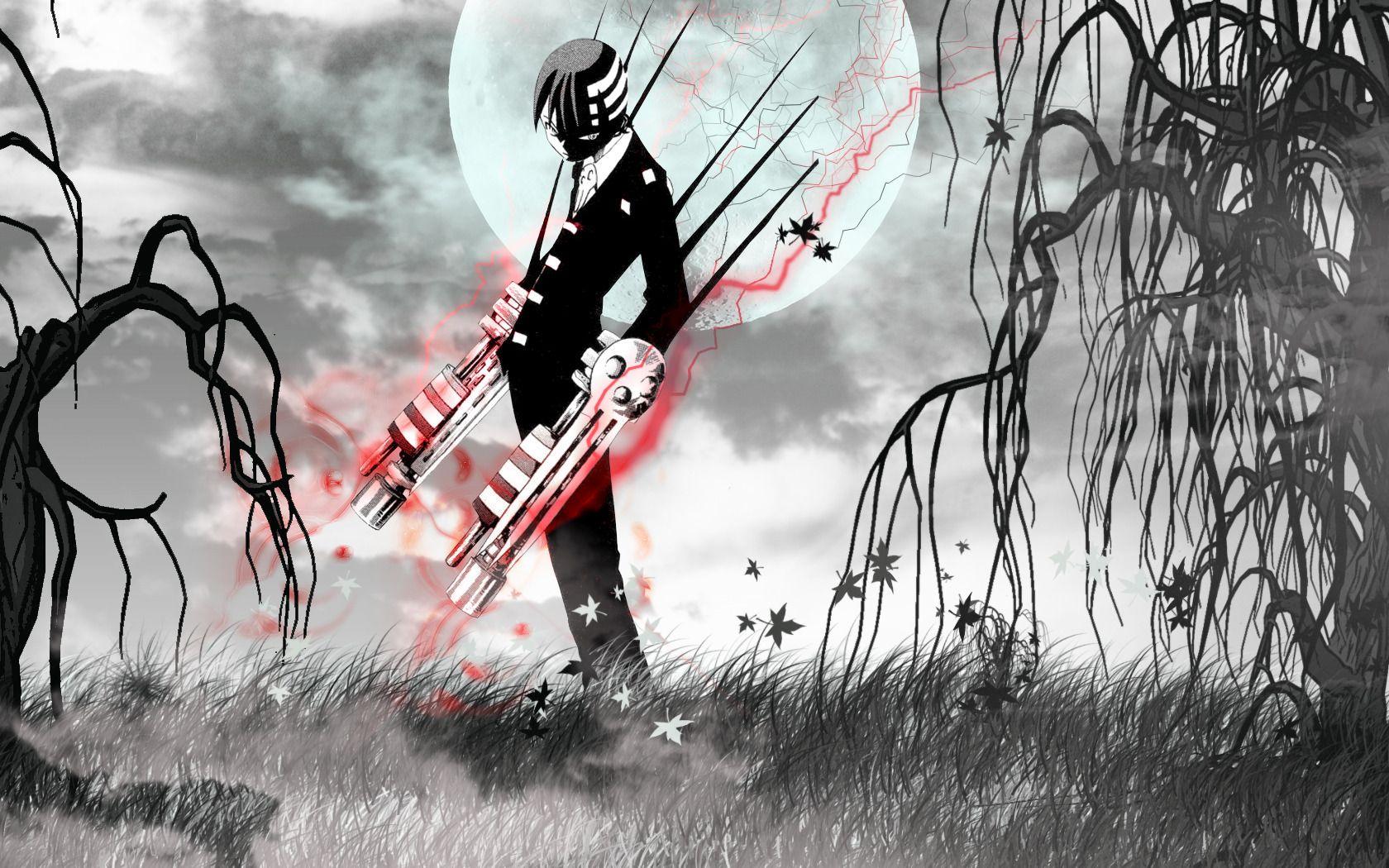 1680x1050 Death The Kid (Soul Eater) vs Alucard (Hellsing)