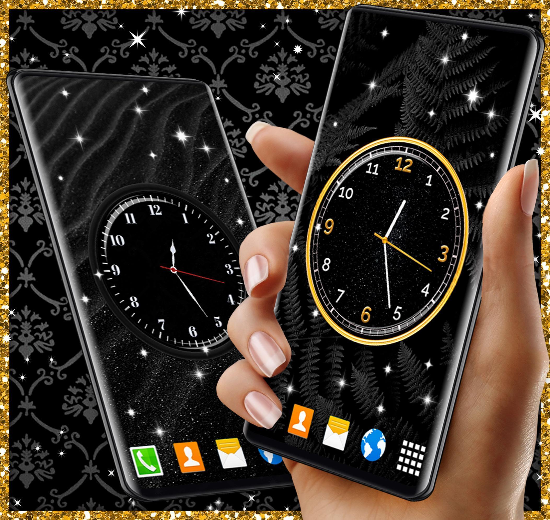 Black Clock Wallpapers Top Free Black Clock Backgrounds WallpaperAccess