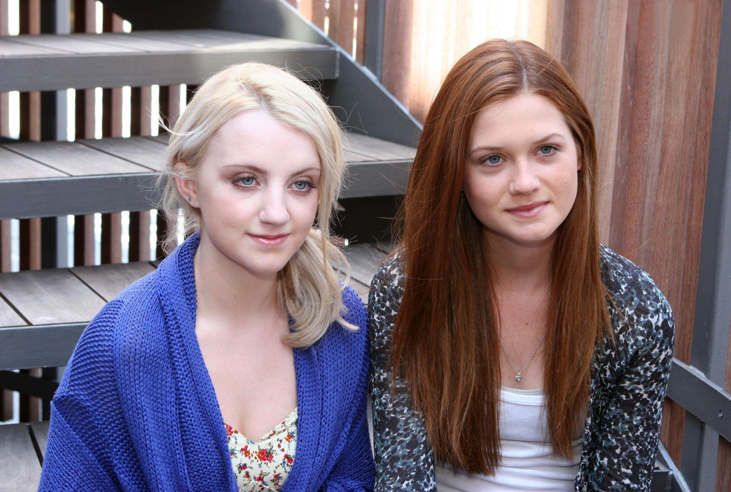 2560x1725 women, Harry Potter, Bonnie Wright, Evanna Lynch wallpaper