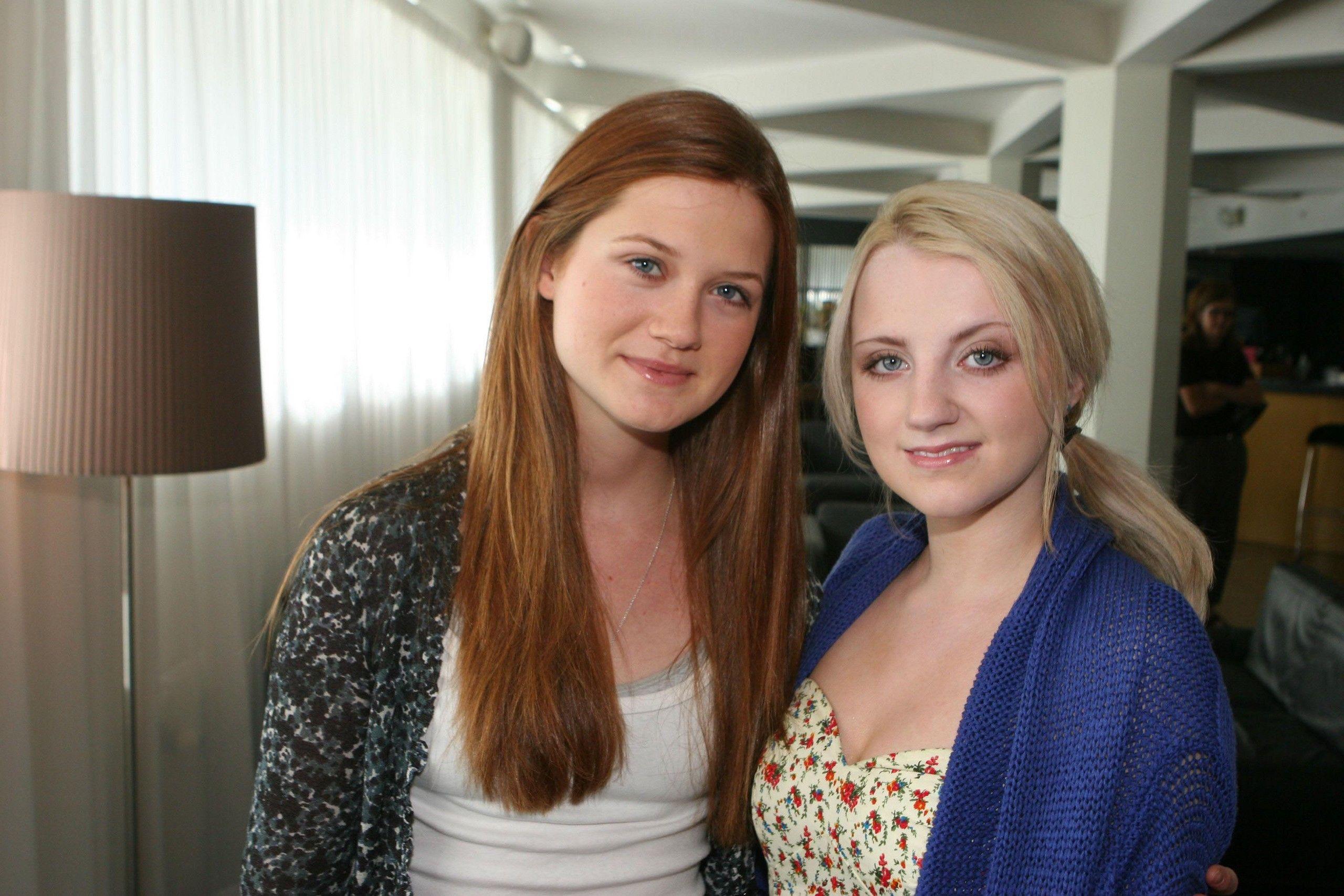2560x1707 Bonnie Wright, Evanna Lynch wallpaper