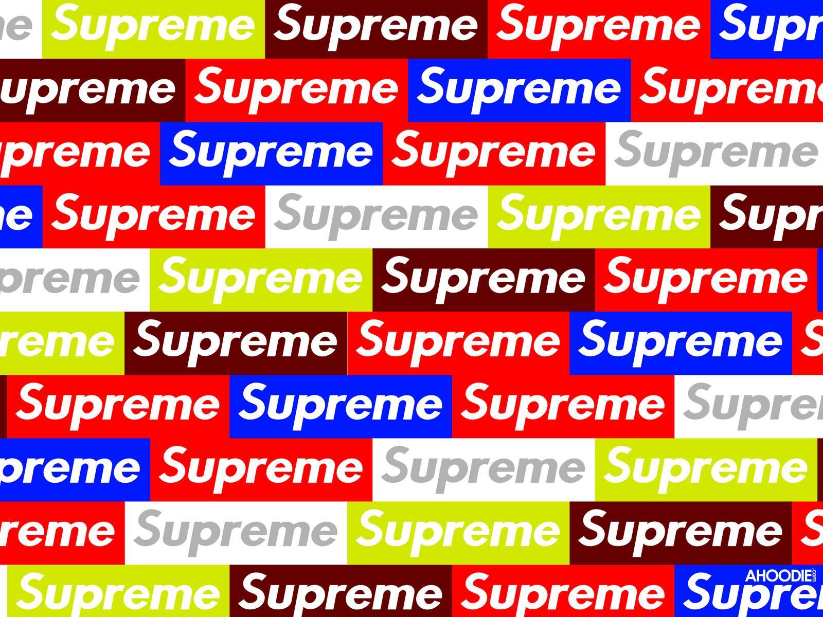 1600x1200 Supreme Clothing Wallpaper