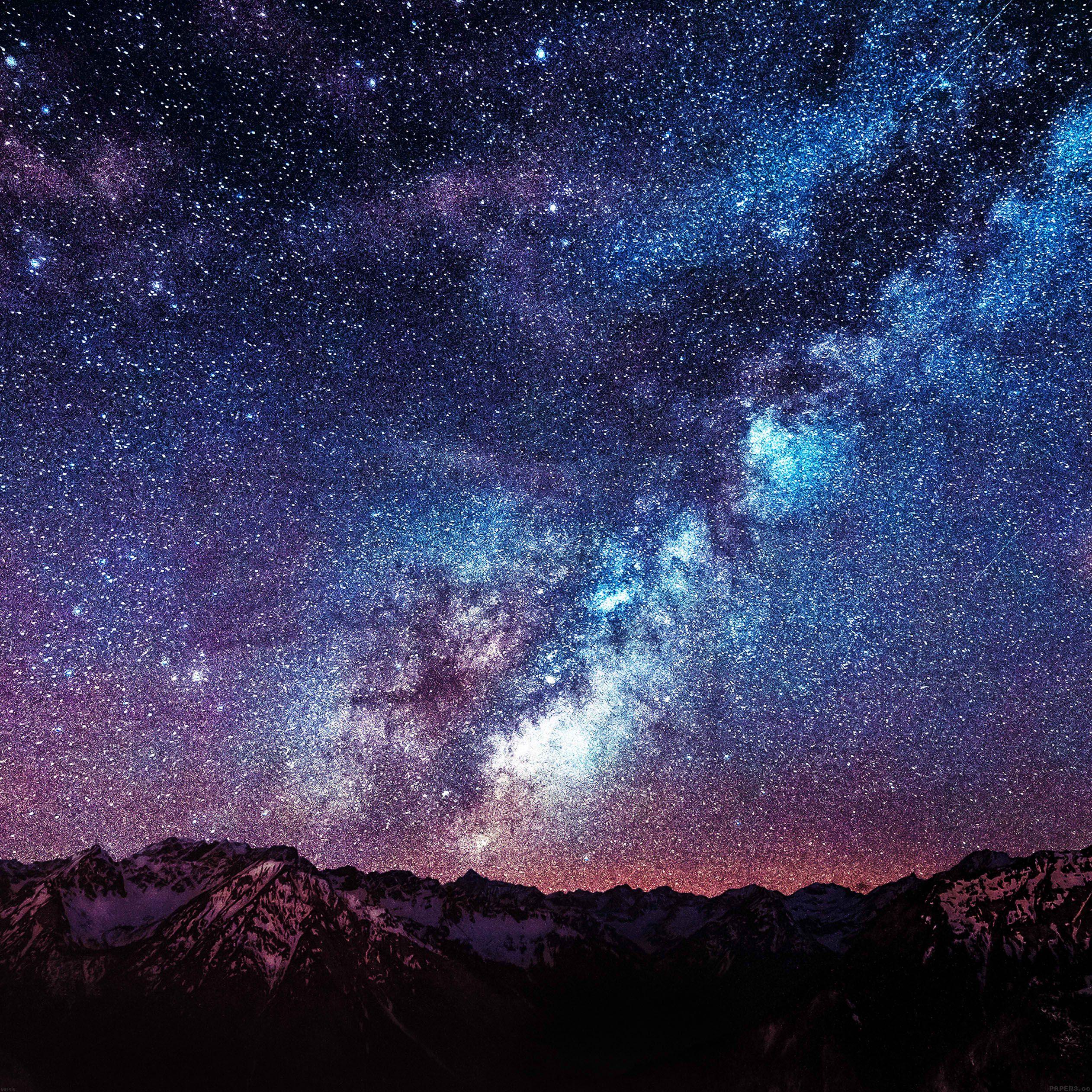 2524x2524 Space galaxy wallpaper for iPhone and iPad