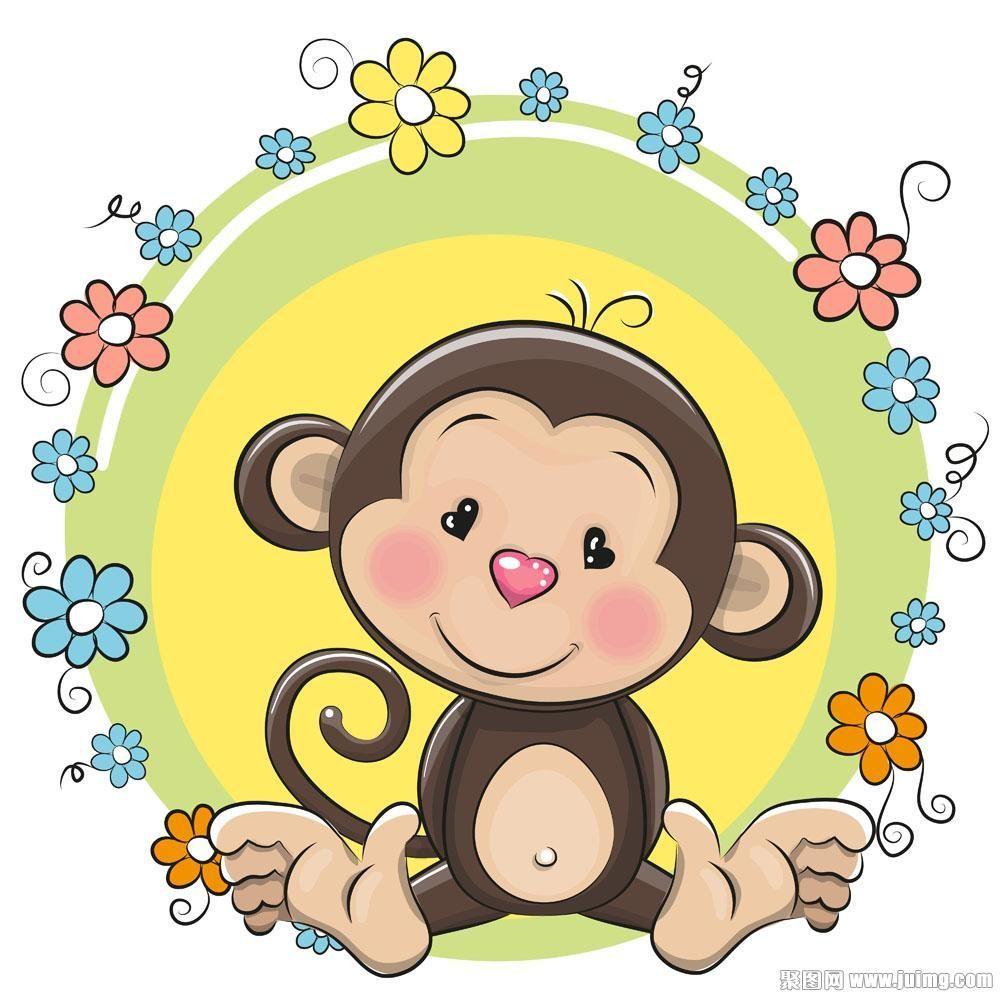 1000x1000 animalitos. Cute baby monkey, Cute cartoon wallpaper, Cartoon monkey