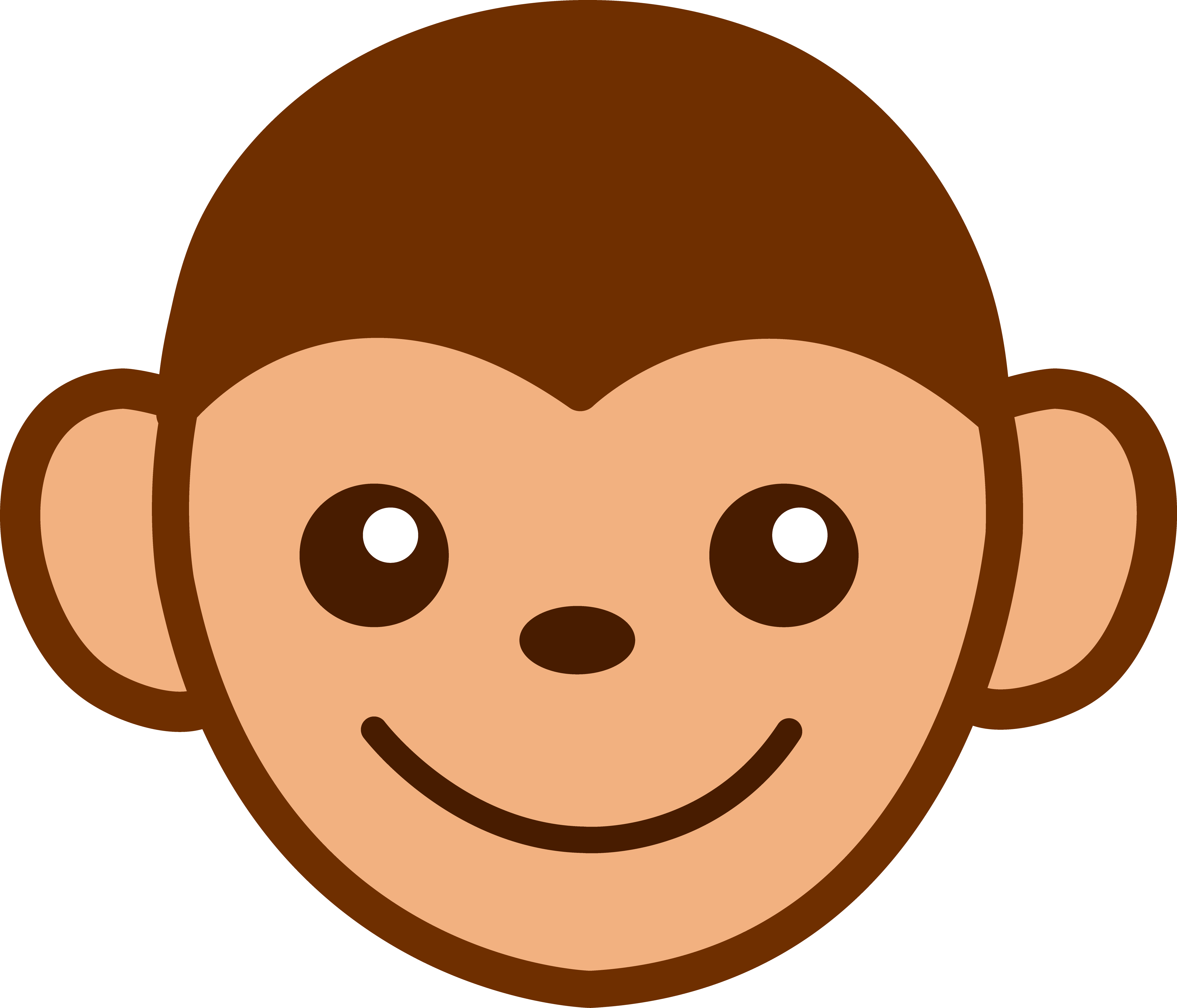 4626x3963 Free Cute Cartoon Monkey Image, Download Free Clip Art, Free Clip Art on Clipart Library