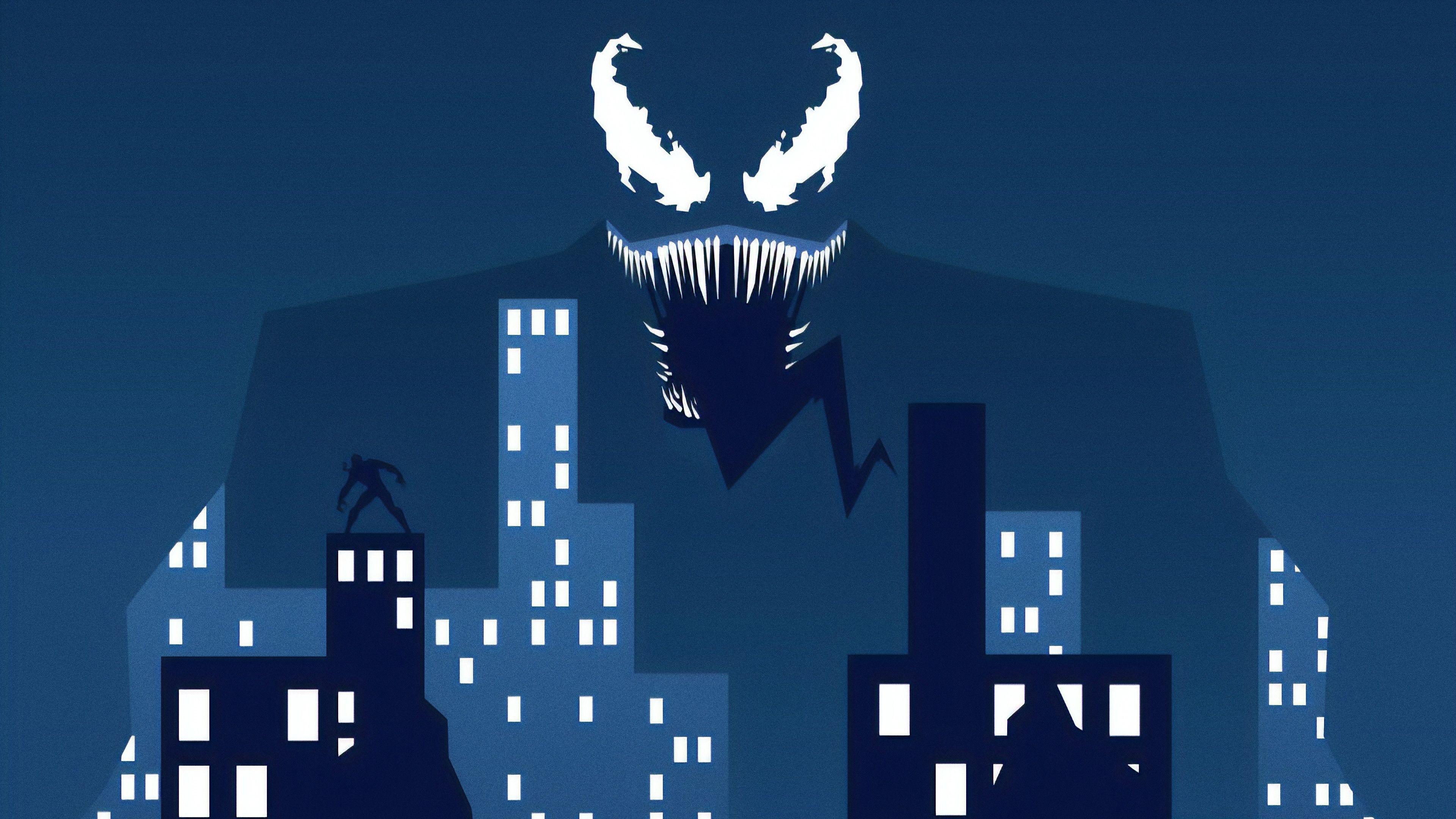 3840x2160 Venom Movie Minimalist 4K