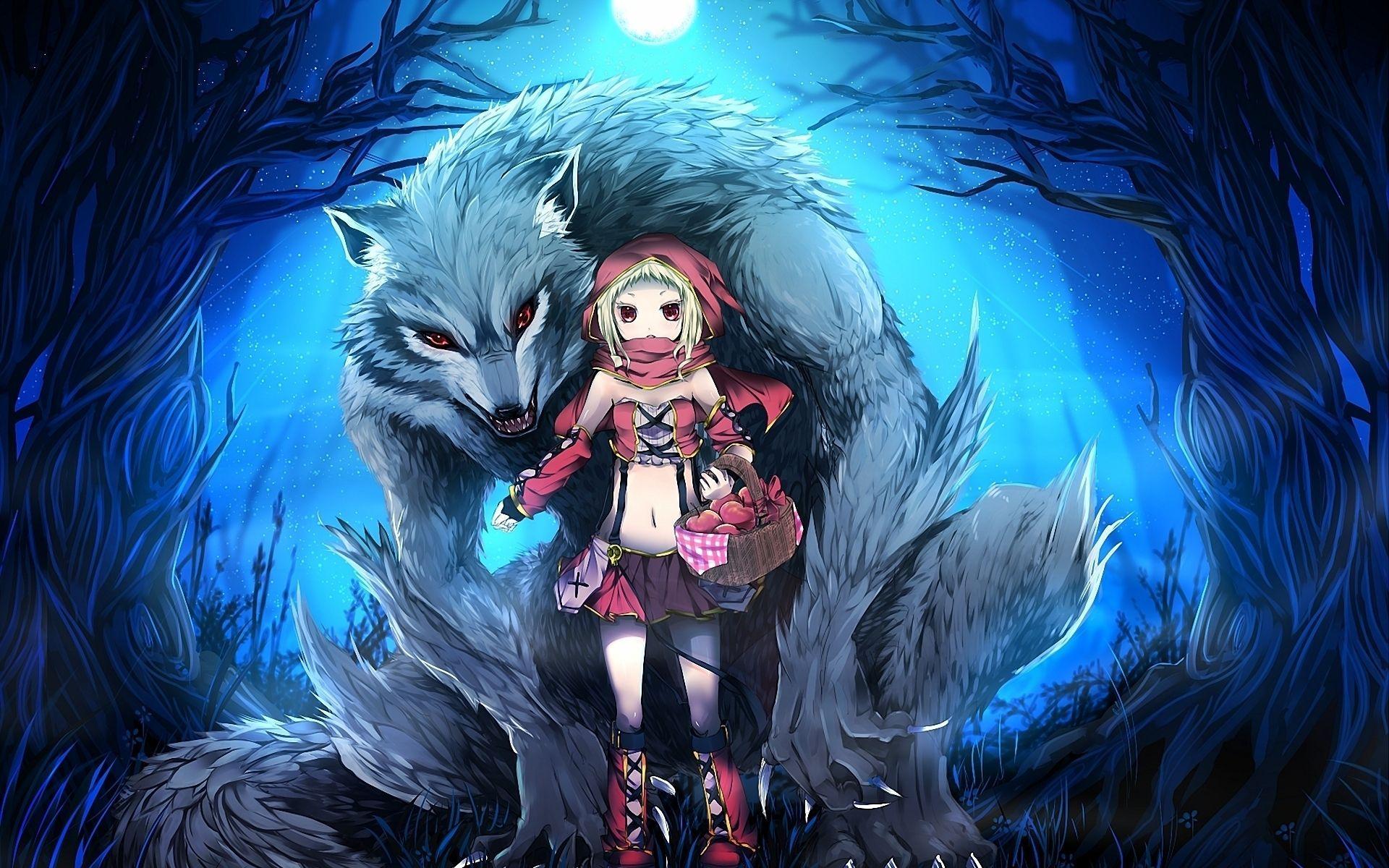 Red Riding Hood Anime Wallpapers - Top Free Red Riding Hood Anime  Backgrounds - WallpaperAccess