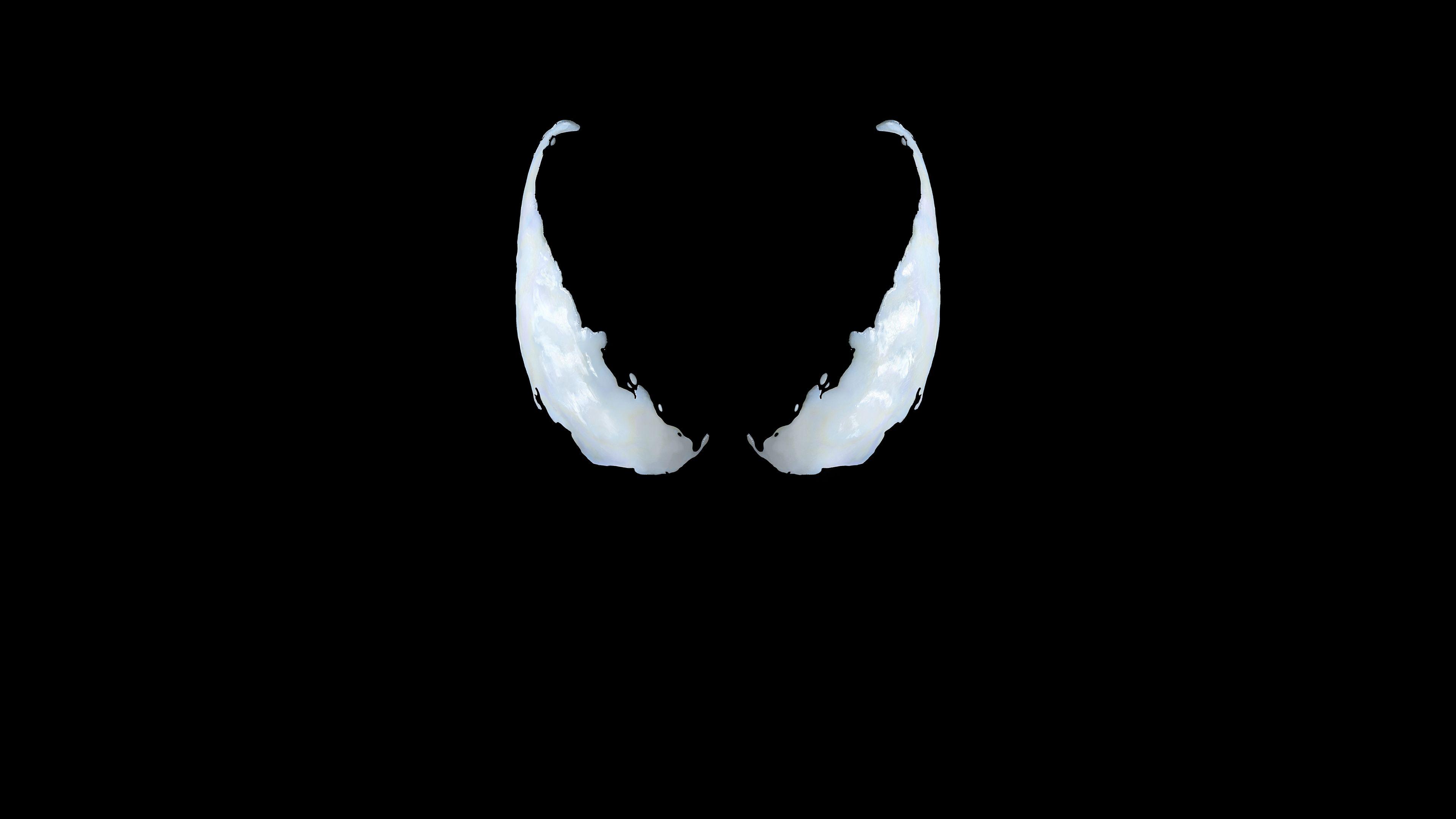 3840x2160 Wallpaper Venom Logo
