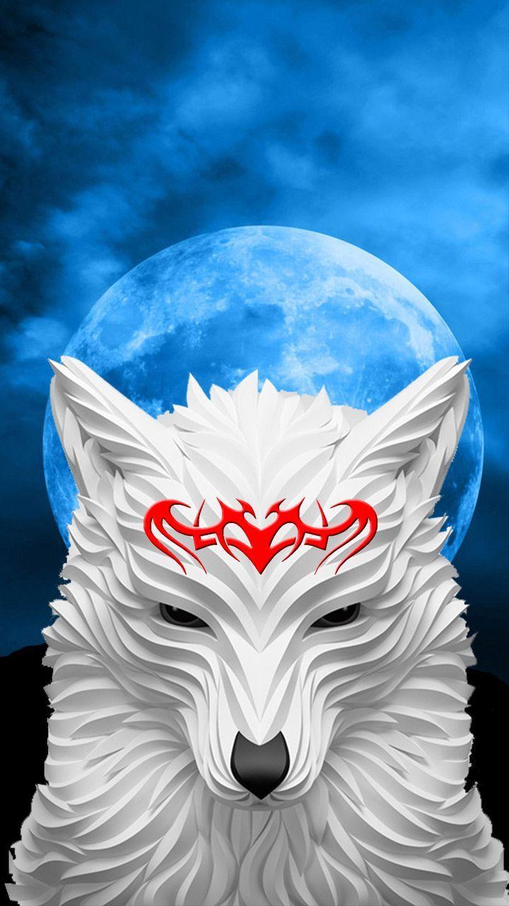 720x1280 Wolf Ice. Art, Headphones art, Wallpaper