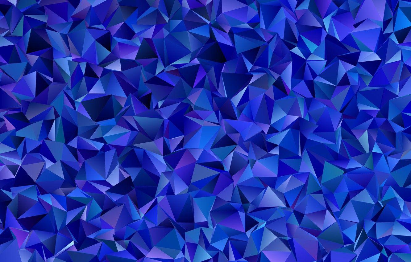 1332x850 Wallpaper blue, abstraction, background, graphics, gradient, geometry image for desktop, section абстракции