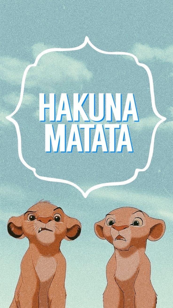 736x1308 Hakuna Matata iPhone Wallpaper. Lion King. Bakgrundsbilder iphone, iPhone bakgrundsbilder, Estetiska bakgrundsbilder