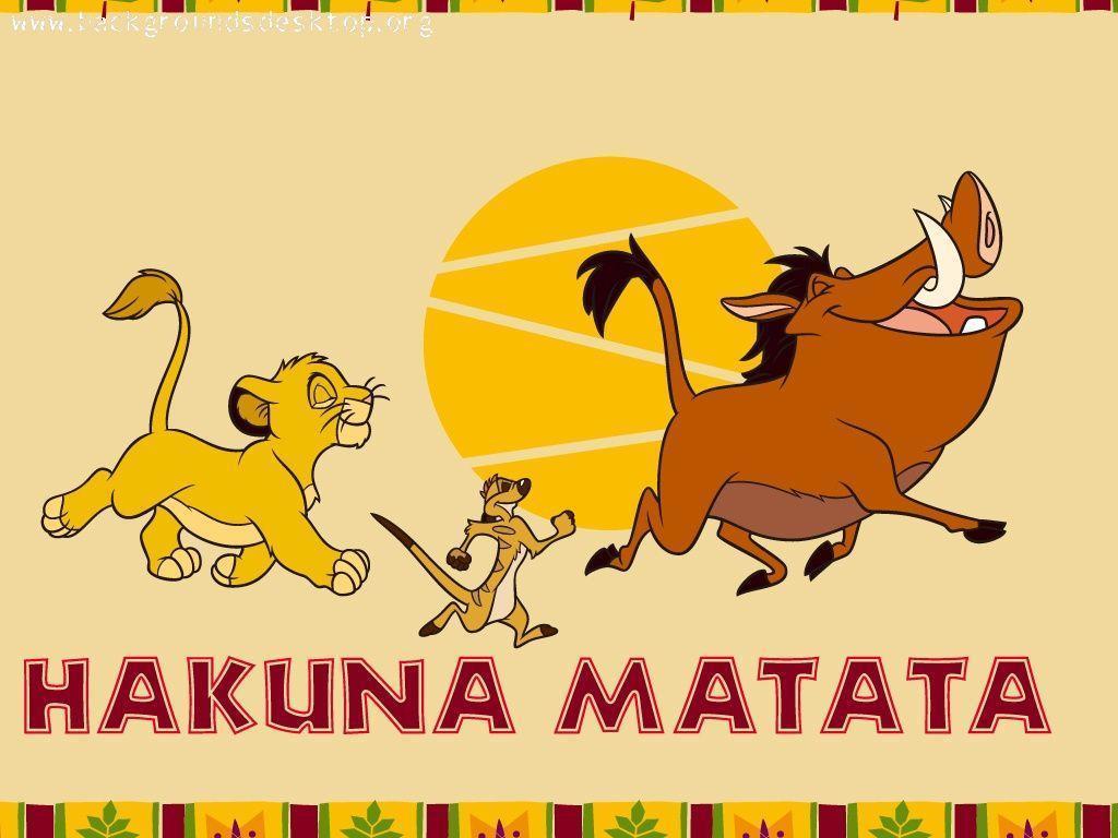 1024x768 Hakuna Matata Wallpaper