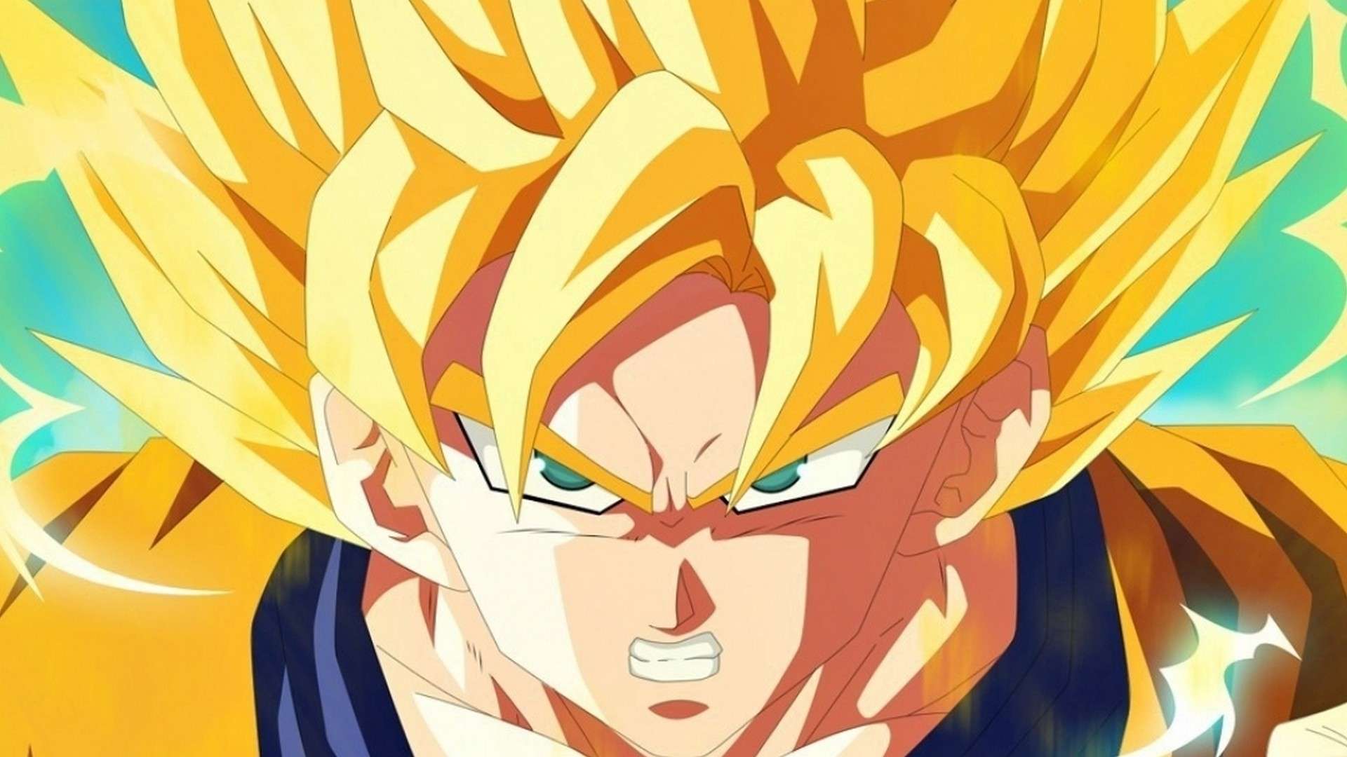 1920x1080 Yellow Anime Wallpaper Goku Wallpaper HD