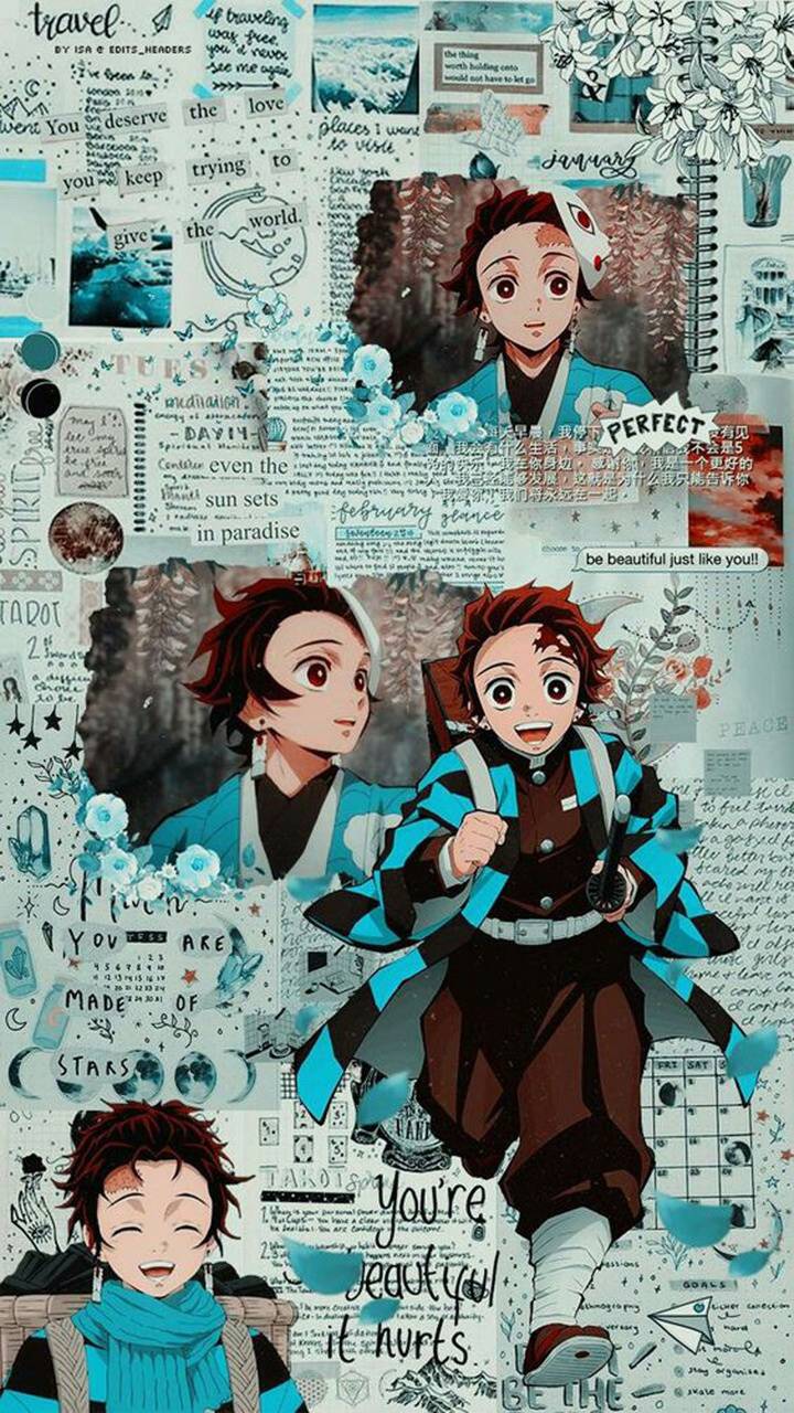 720x1280 Tanjirou aesthetic wallpaper