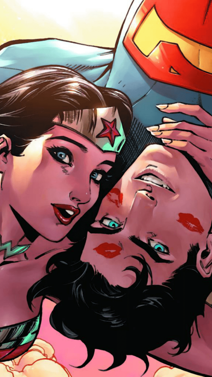 720x1280 Superman and Wonder Woman Comics DC Comics Superman Wonder Woman (720x1280) Mobile Wallpaper. Wonder woman comic, Superman wonder woman, Wonder woman aesthetic