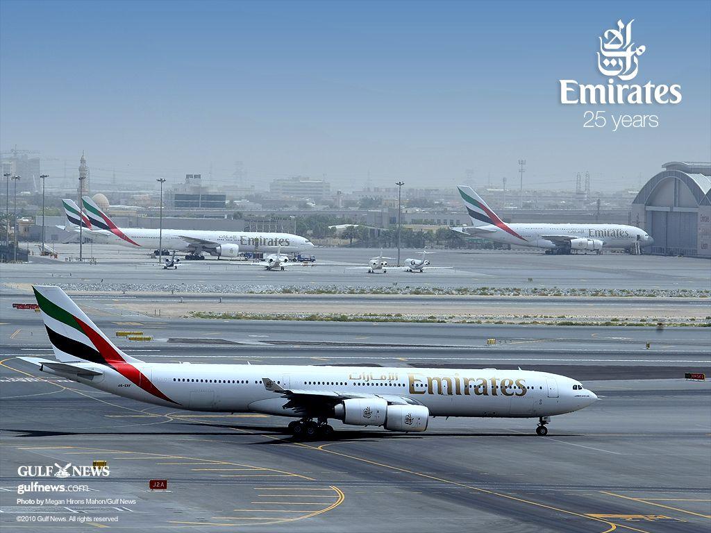 1024x768 Download commemorative Emirates desktop wallpaper