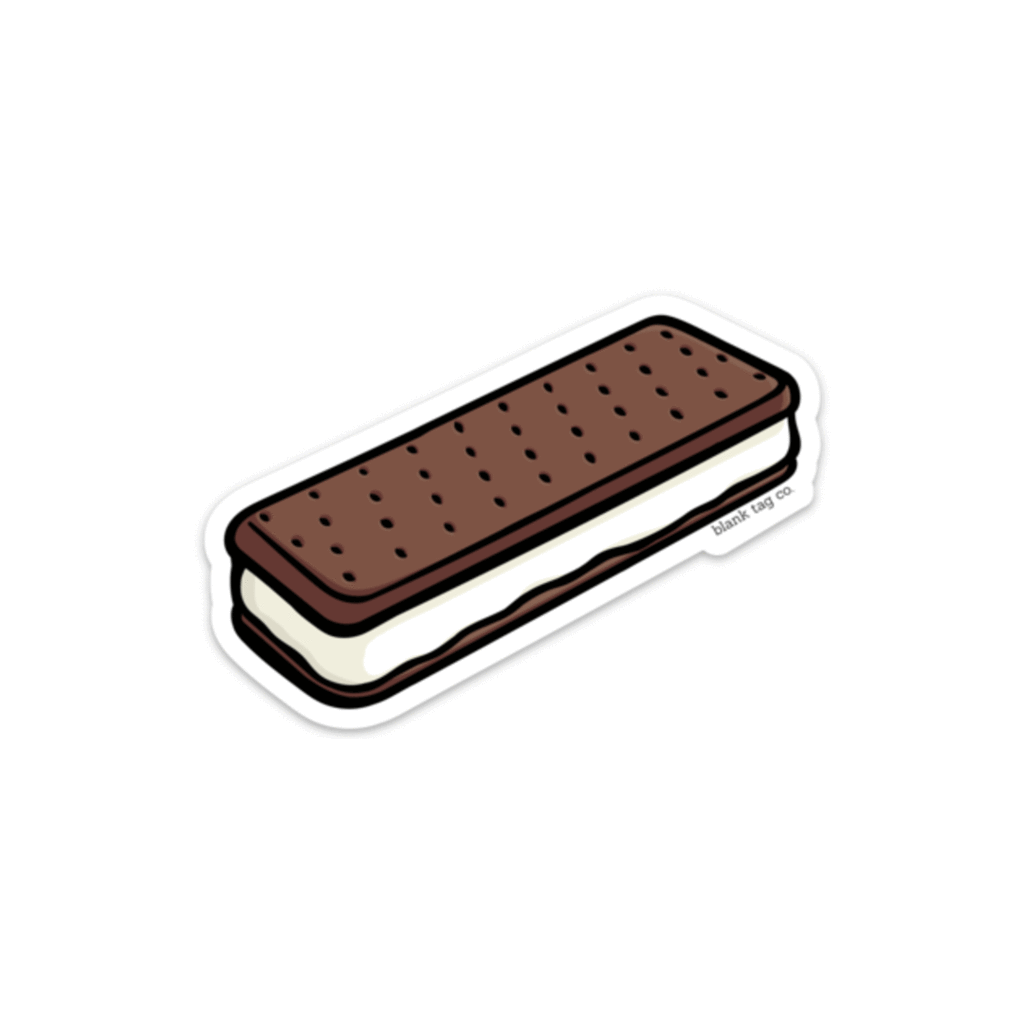 1024x1024 The Ice Cream Sandwich Sticker. Pegatinas bonitas, Pegatinas wallpaper, Pegatinas imprimibles