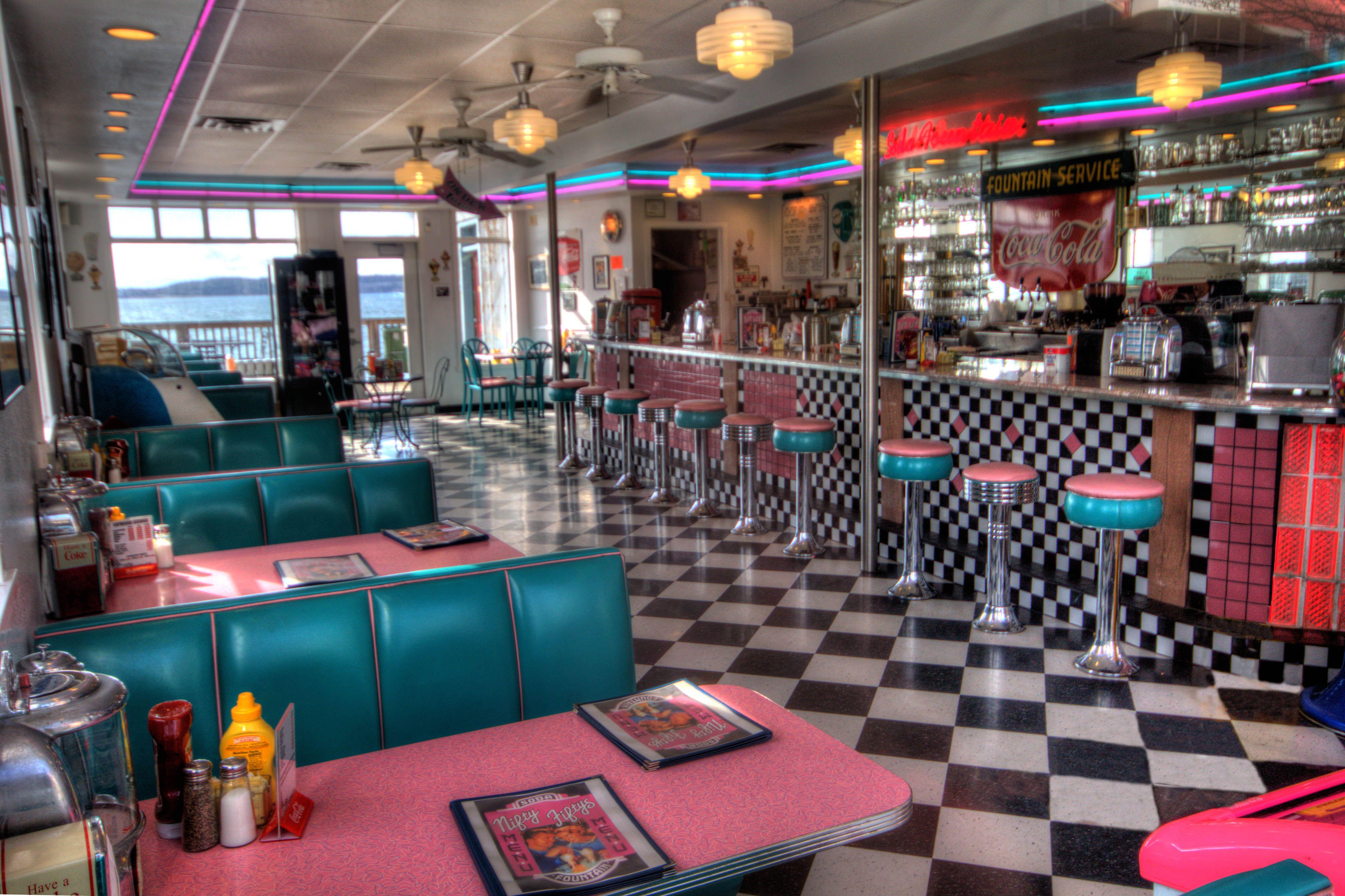 4770x3178 1950s Ice Cream Shop