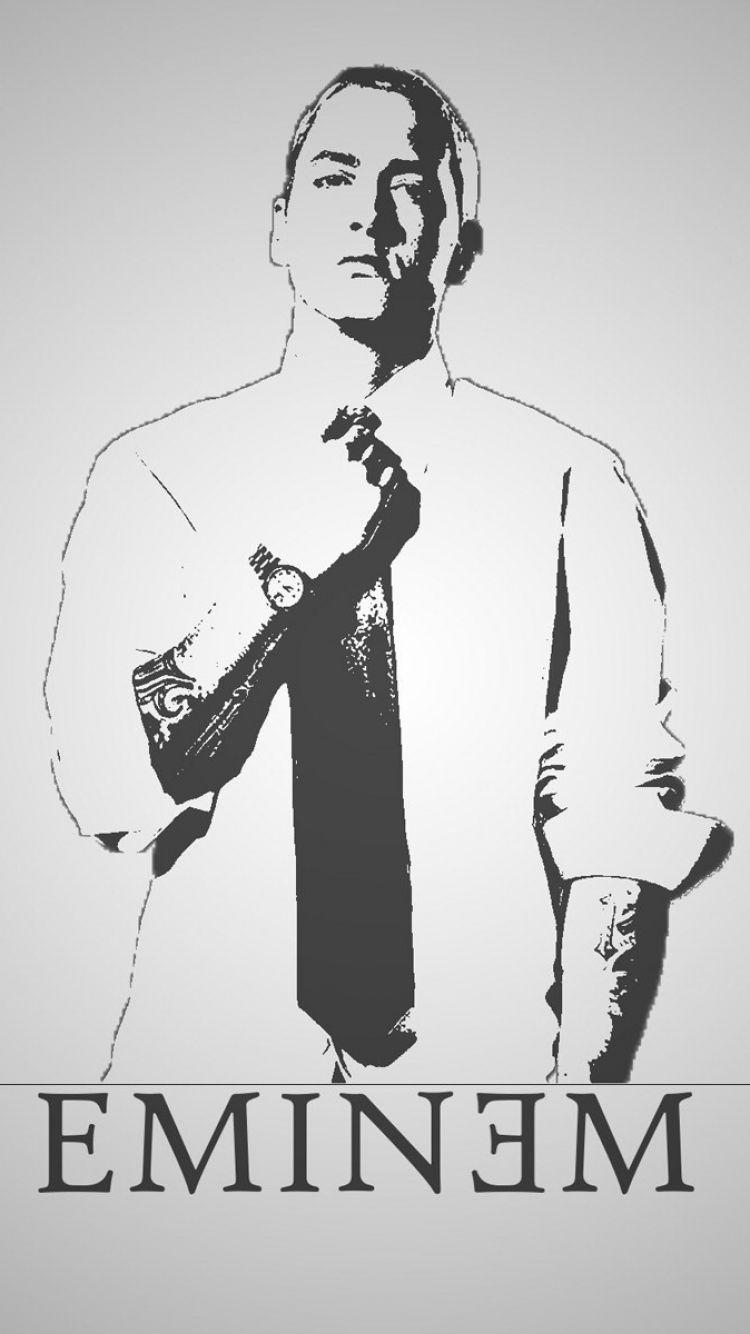 750x1334 Eminem iPhone Wallpaper