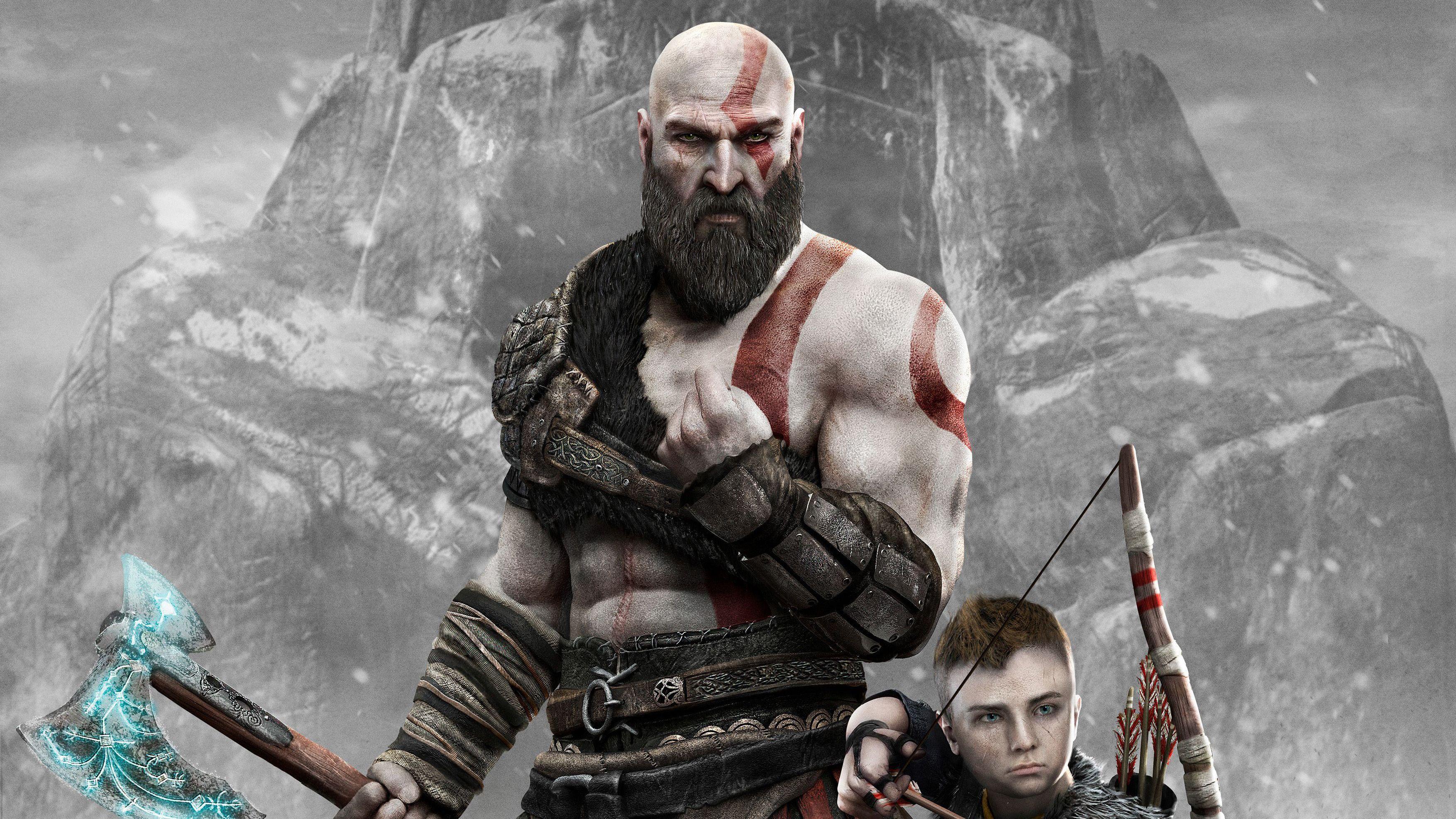 3508x1974 God Of War 5 Wallpaper
